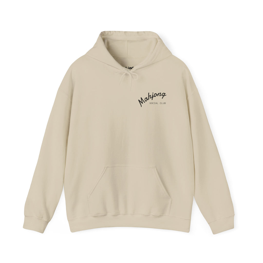 Mahjong Social Club Hoodie | tile-inspired, jade green pastel