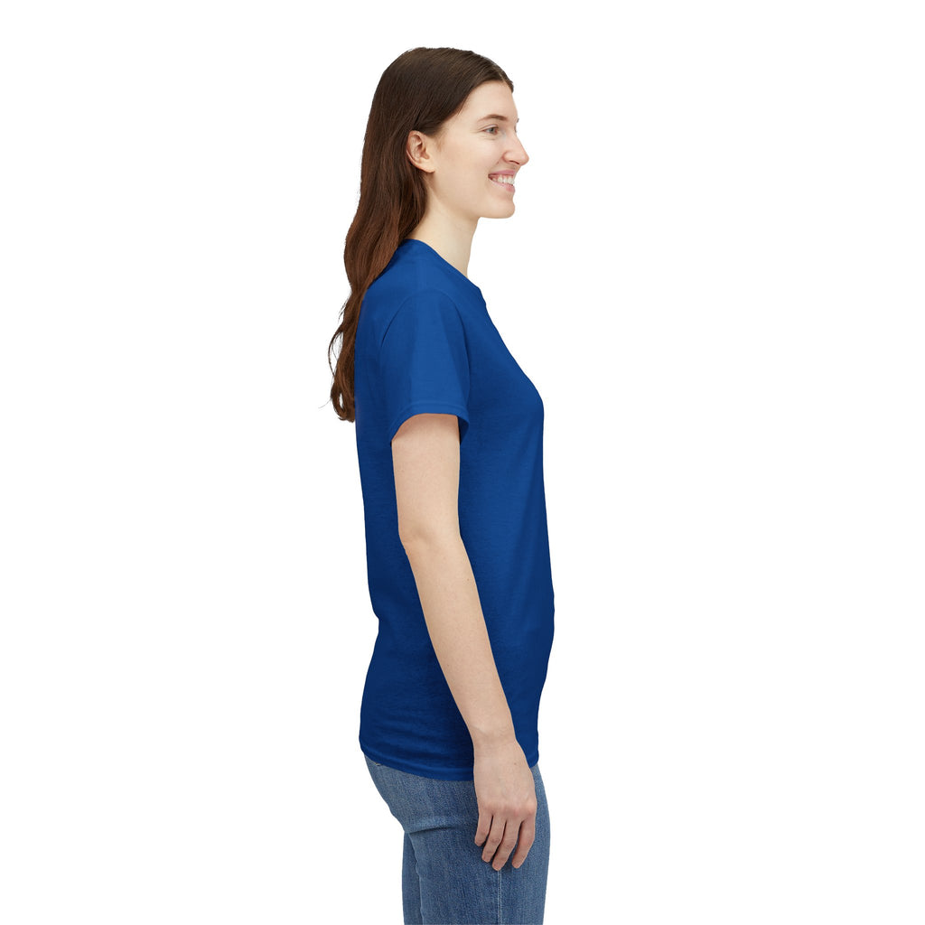Alien Tee — Minimal "They Are Real" Vertical Graphic T-Shirt dark