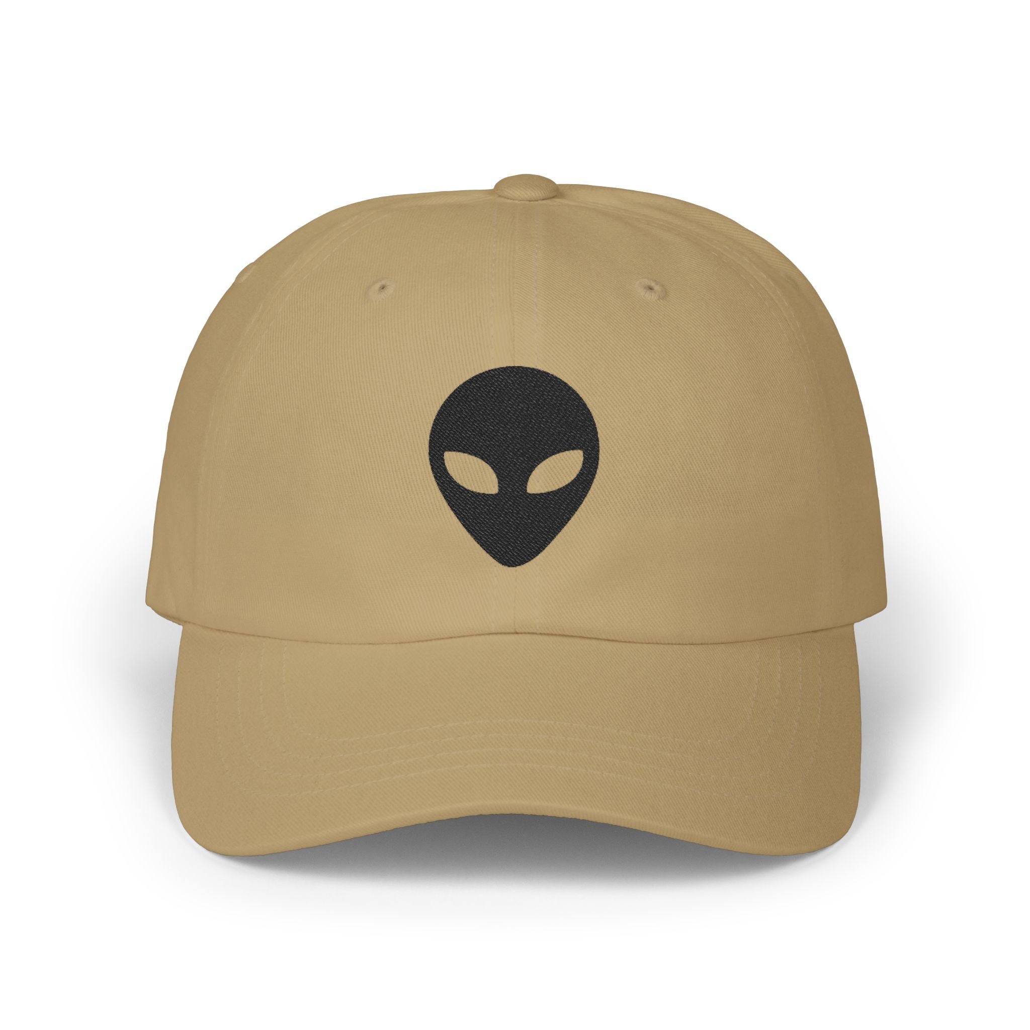 Alien "They Are Here." Dad Cap - Embroidered Baseball Hat light