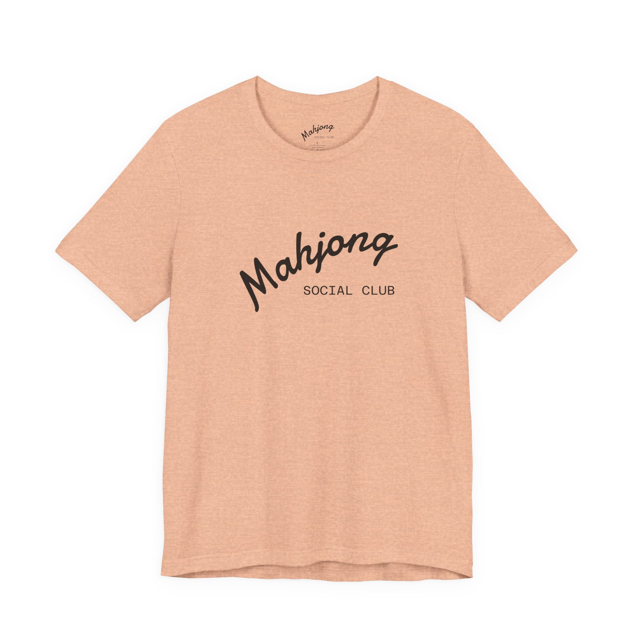 Mahjong Social Club Tee | tile-inspired, jade green pastel