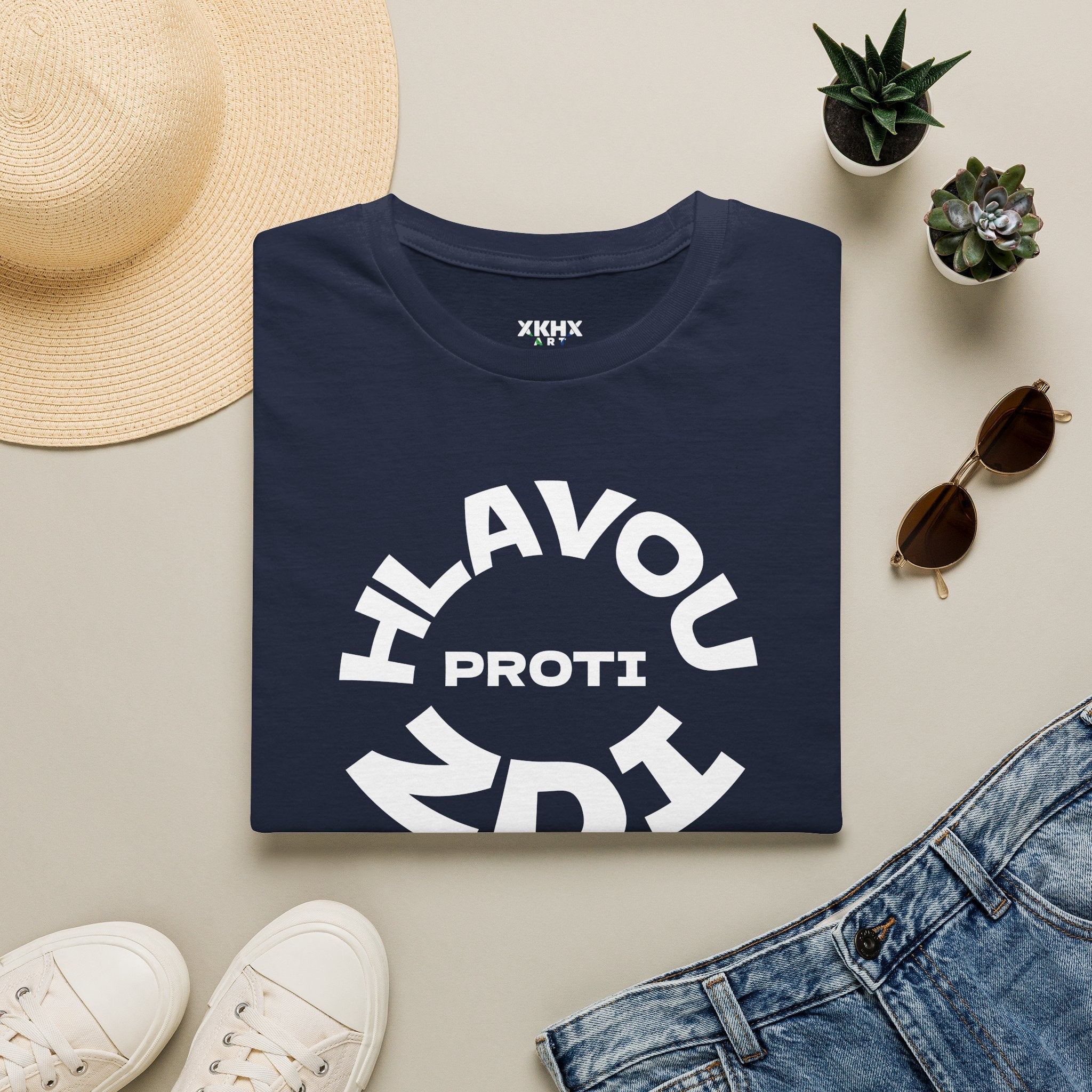 T-Shirt — Hlavou Proti Zdi - Bold Graphic Tee