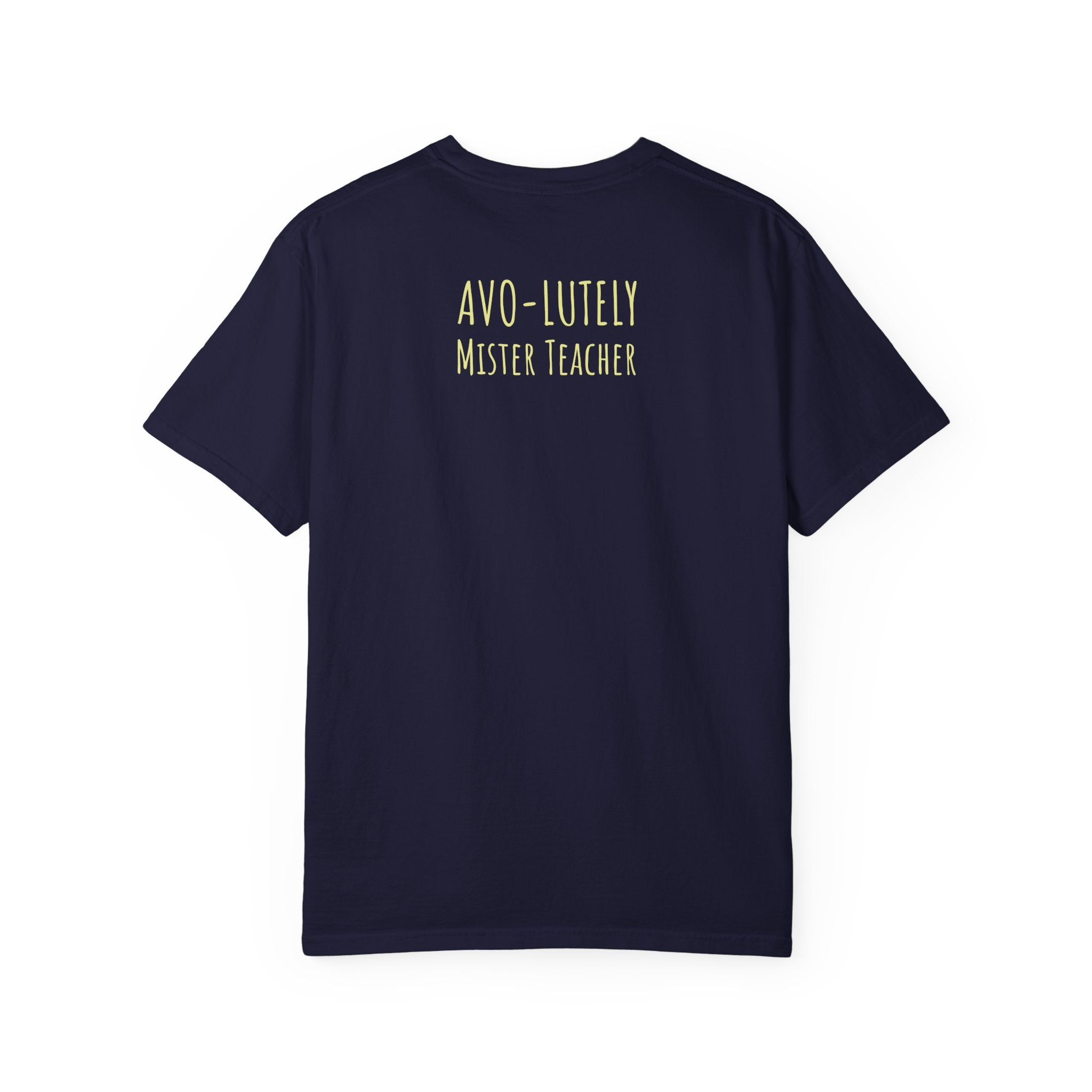 Personalizable "Avo-lutely Amazing Teacher" T-Shirt — Cute Avocado [XX] Grade Teacher Tee