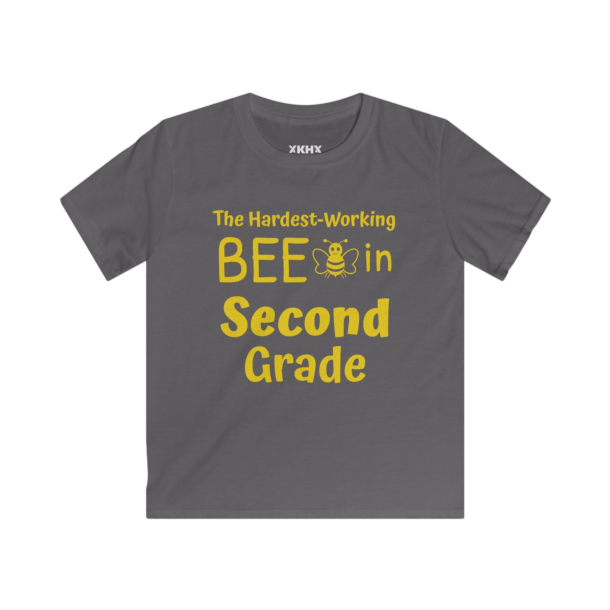 Personalized [XX] Grade Bee T-Shirt — "The Hardest-Working Bee in [XX] Grade" Kids Tee