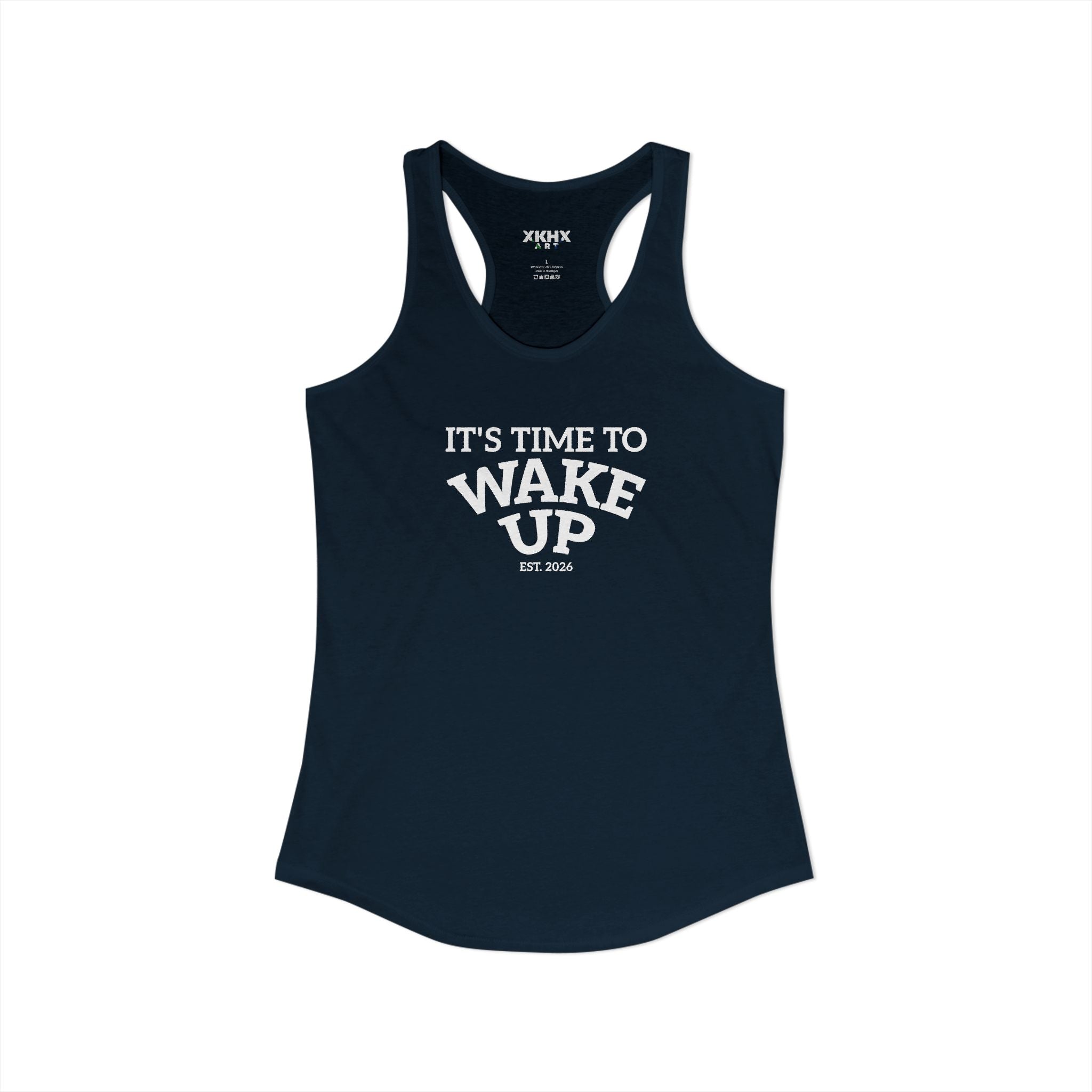 Wake Up dark | Women's Ideal Racerback Tank