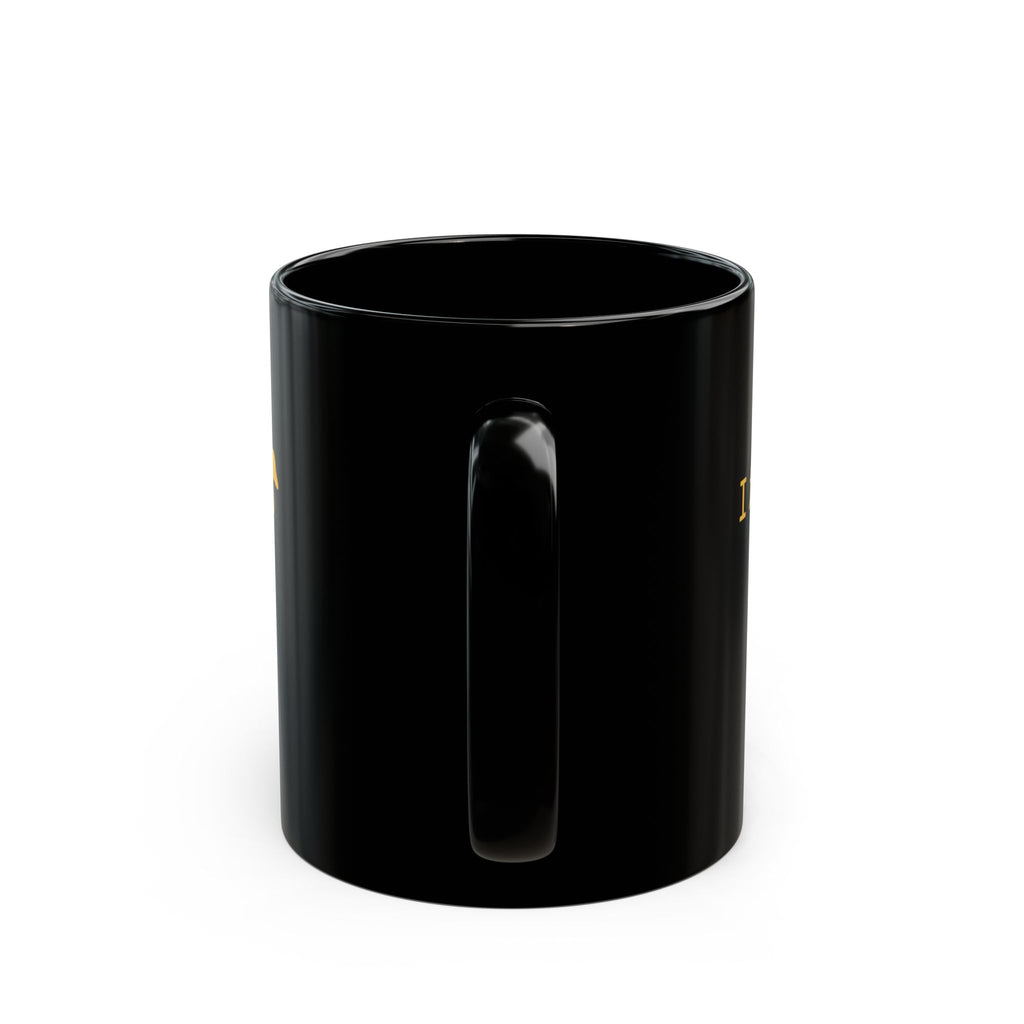 UFOs Are Real Black Coffee Mug — "I Told You So" Gold Script 11oz/15oz