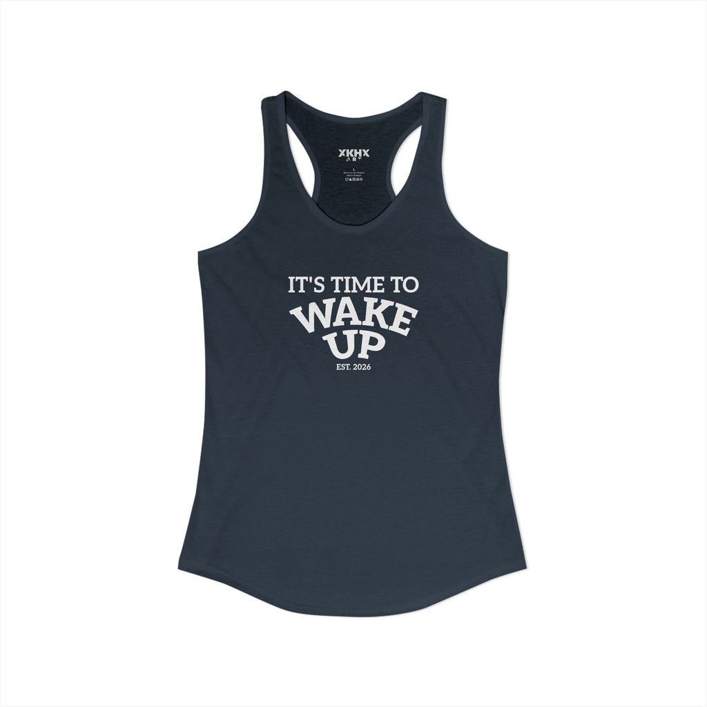 Wake Up dark | Women's Ideal Racerback Tank