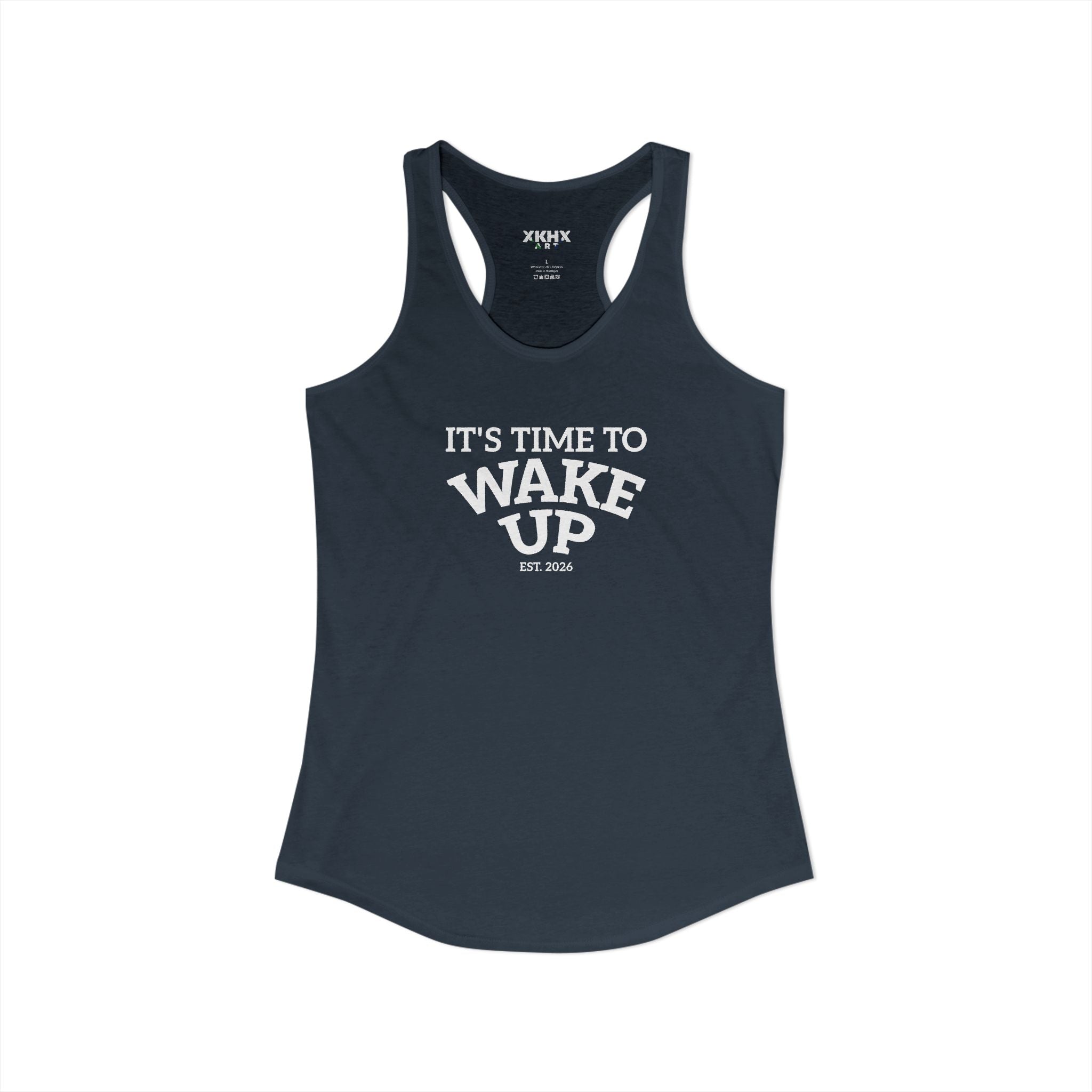 Wake Up dark | Women's Ideal Racerback Tank