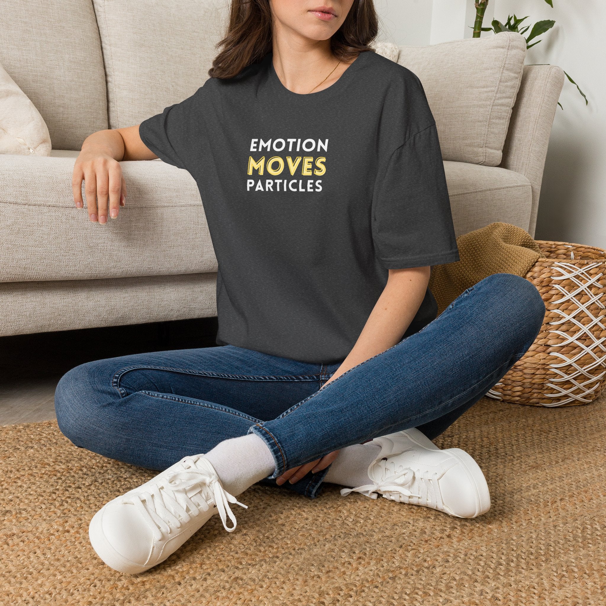 Emotion Moves Particles | Unisex Softstyle T-Shirt