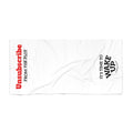 Beach Towel — "Unsubscribe from the Plot / It’s Time to Wake Up" Minimalist Graphic