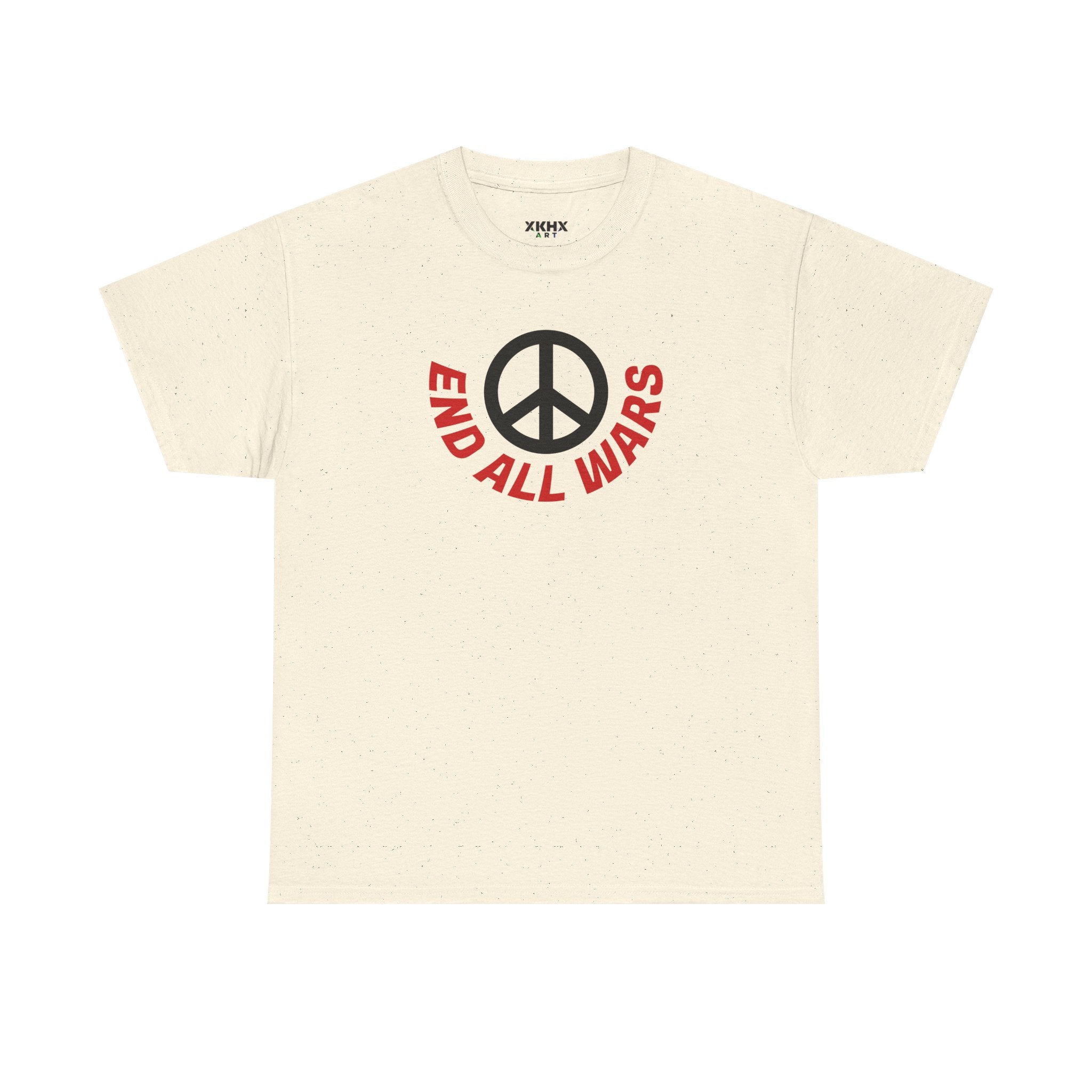 Peace Symbol T-Shirt — "End All Wars" Anti-War Graphic Tee