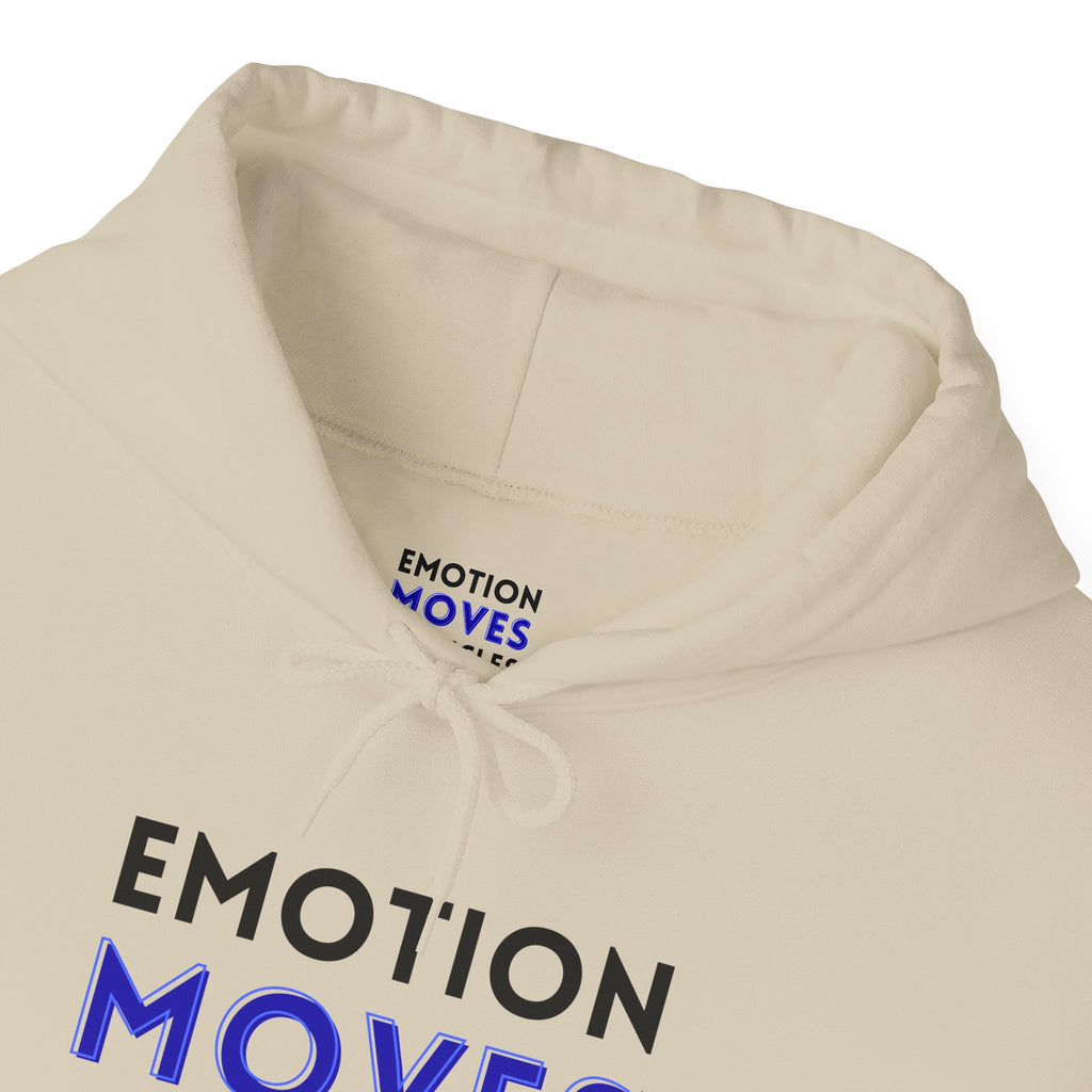 Emotion Moves Particles Hoodie — Inspirational Graphic Pullover