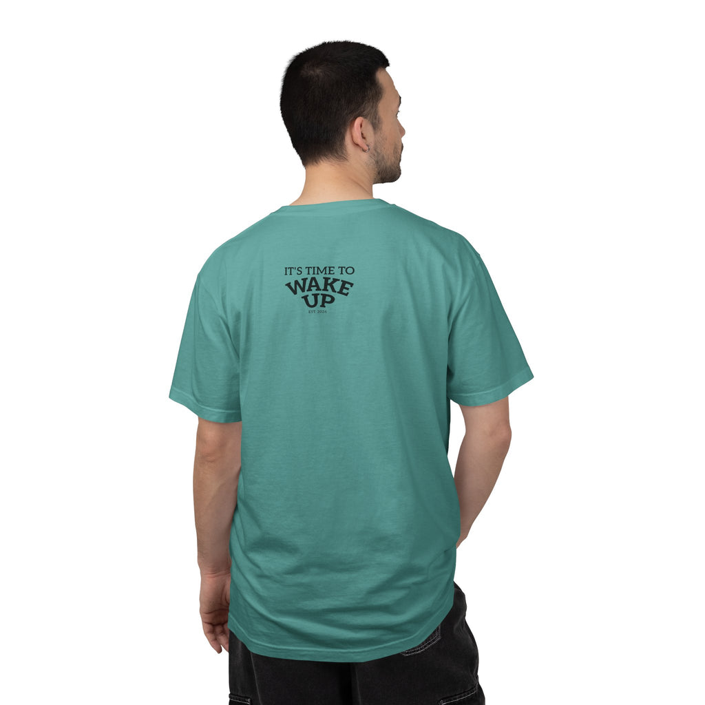 Wake Up Graphic T-Shirt — "It's Time to Wake Up" Casual Tee