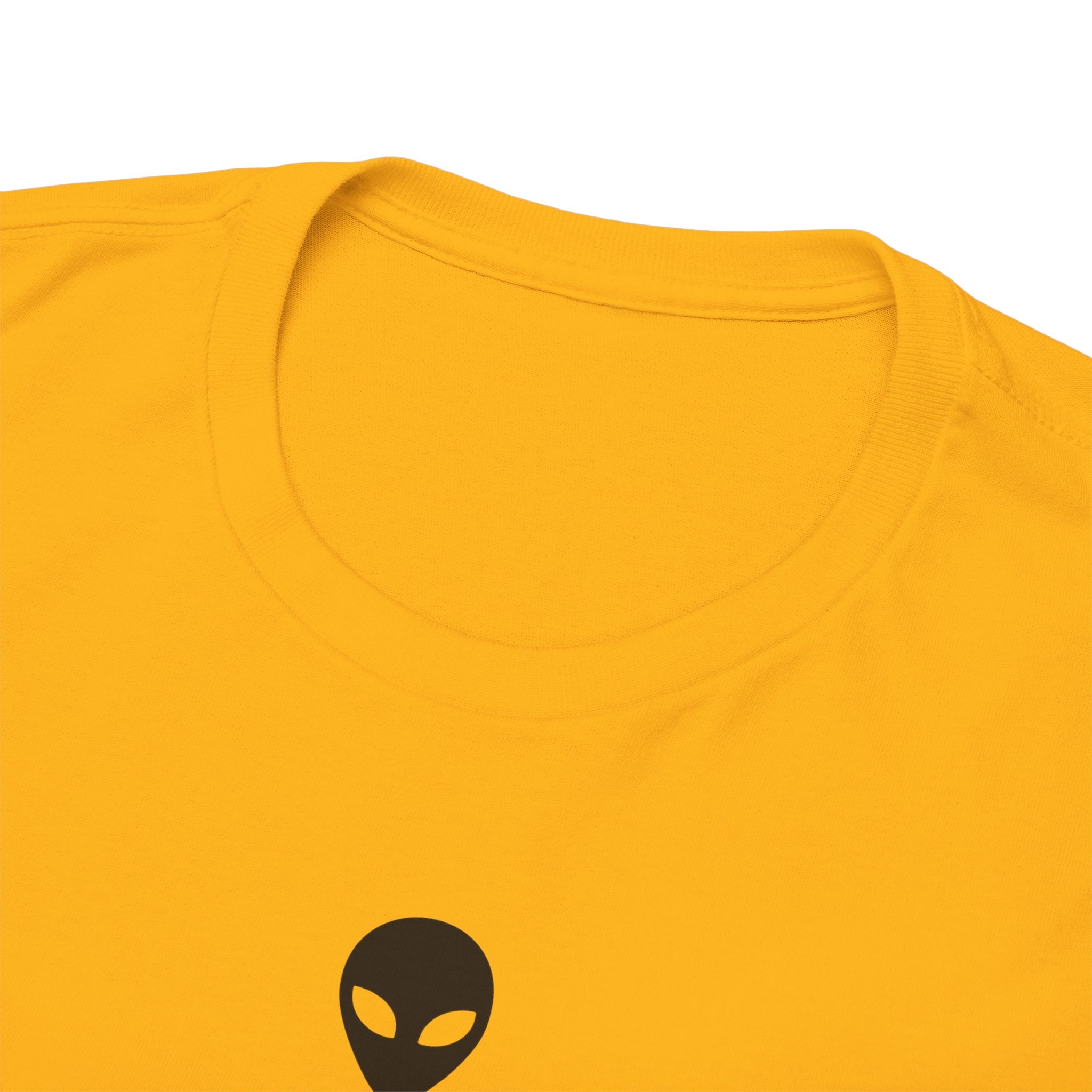 Alien Tee — Minimal "They Are Real" Vertical Graphic T-Shirt