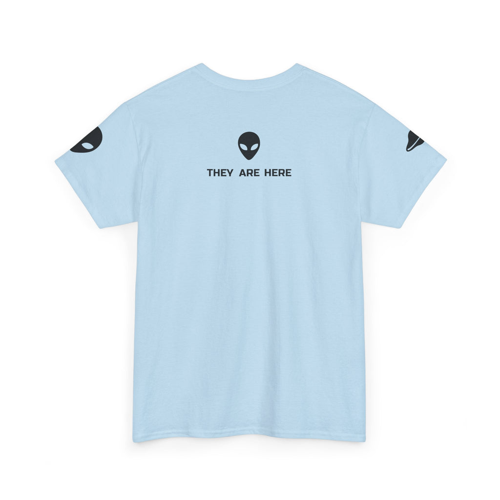 Alien Head "They Are Here" Graphic Tee