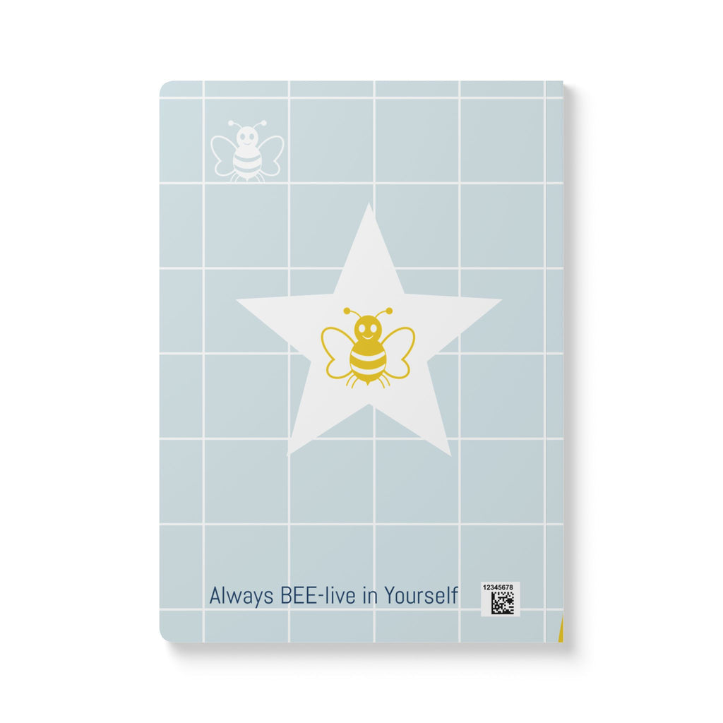 Personalized "Property of [Name]" Bee-lieve In Yourself Softcover Journal — Inspirational Notebook