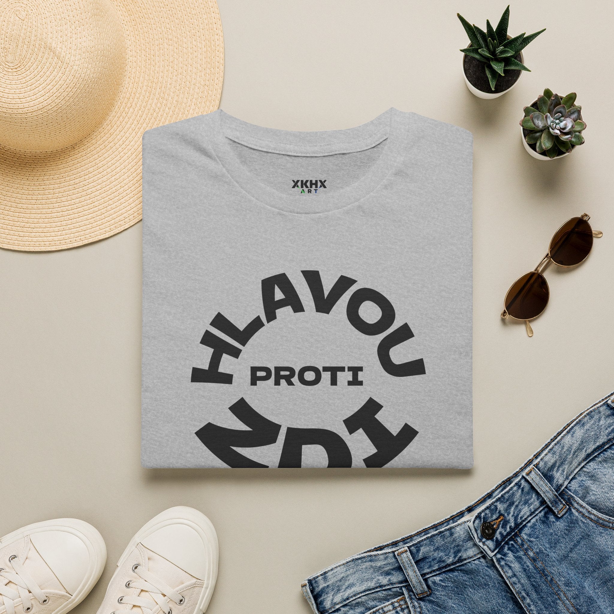 T-Shirt — Hlavou Proti Zdi - Bold Graphic Tee