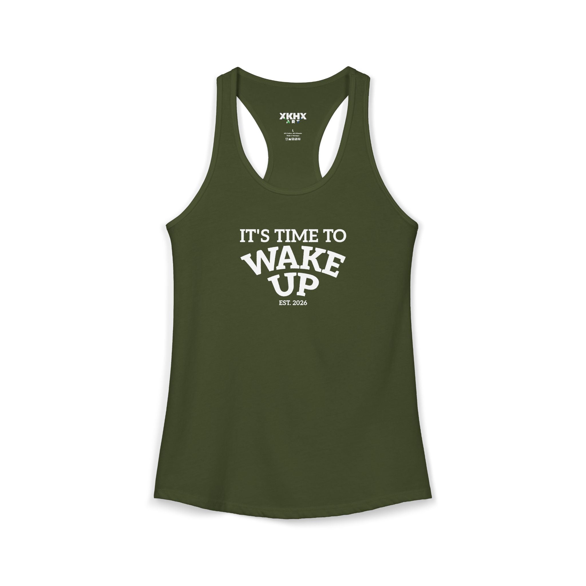 Wake Up dark | Women's Ideal Racerback Tank