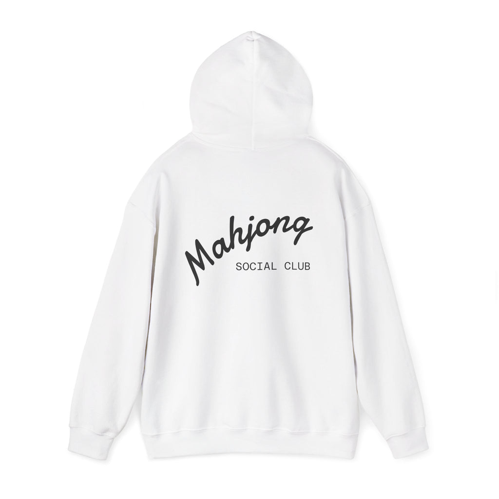 Mahjong Social Club Hoodie | tile-inspired, jade green pastel