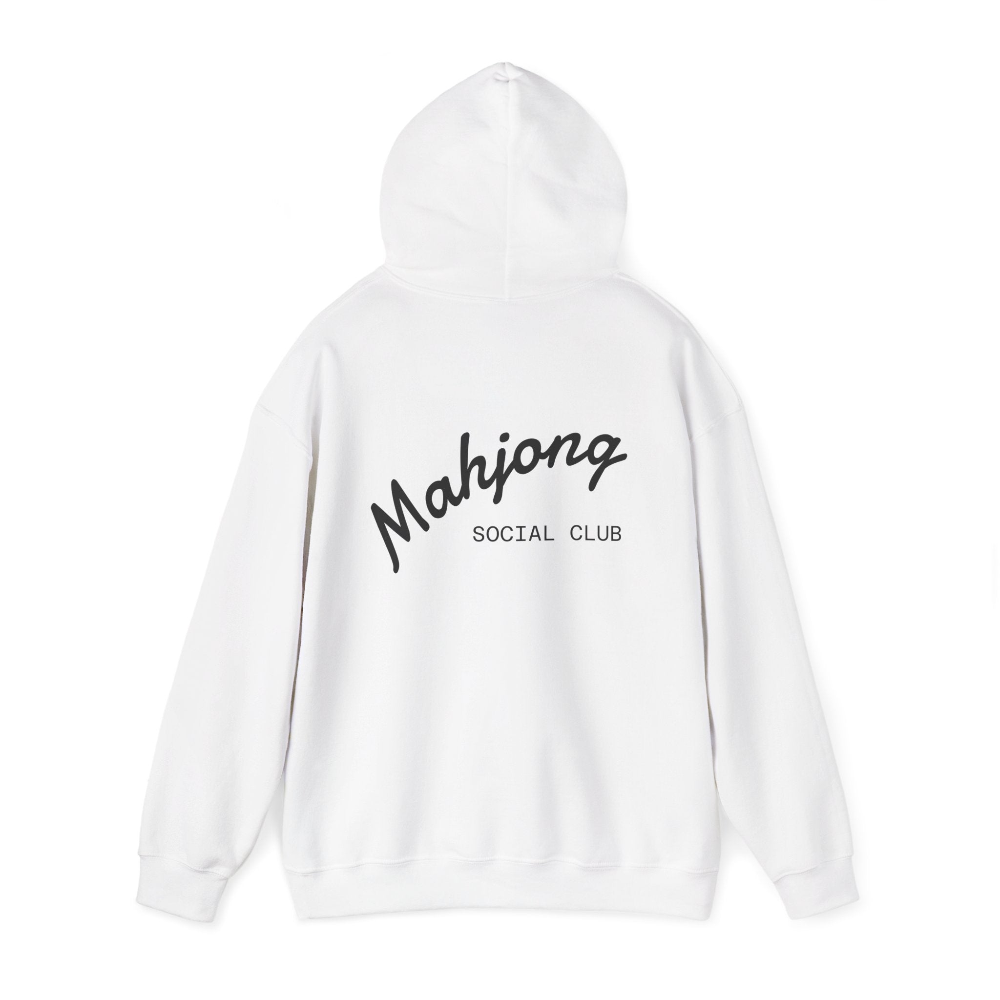 Mahjong Social Club Hoodie | tile-inspired, jade green pastel