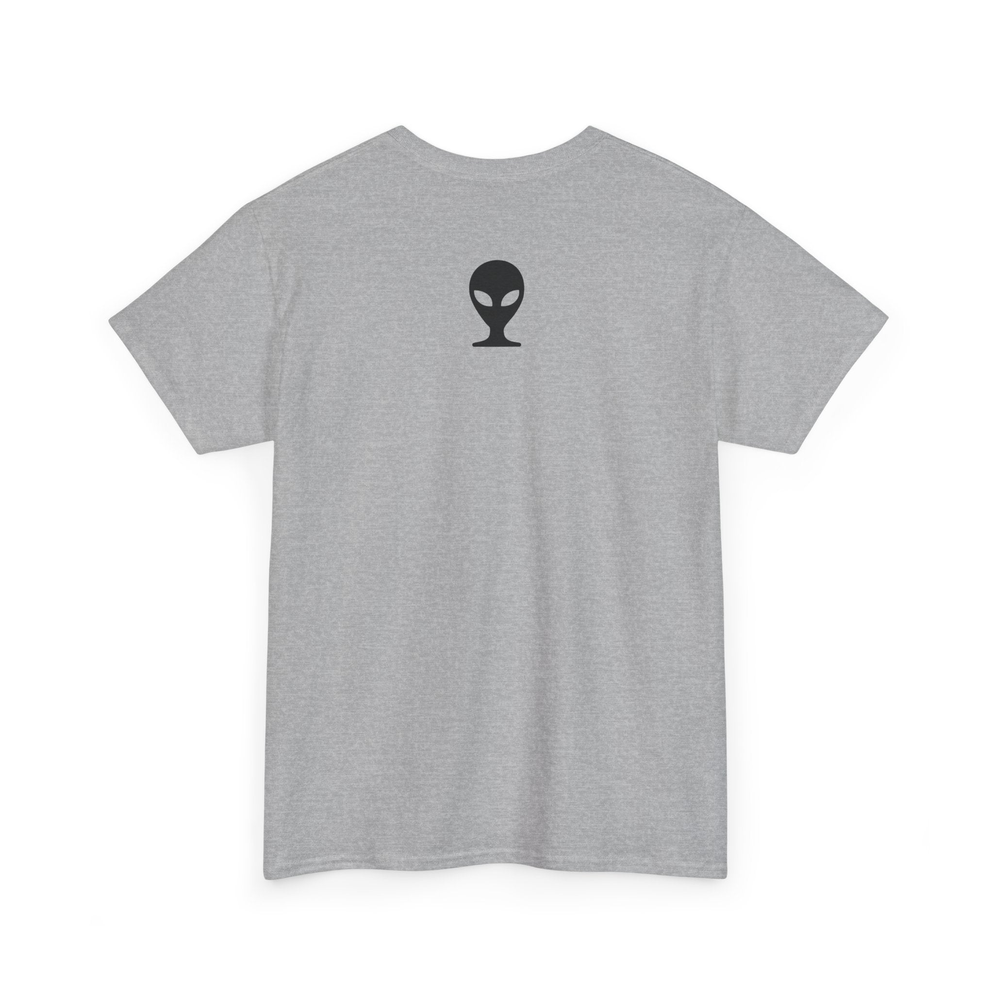 Alien Tee — Minimal "They Are Real" Vertical Graphic T-Shirt