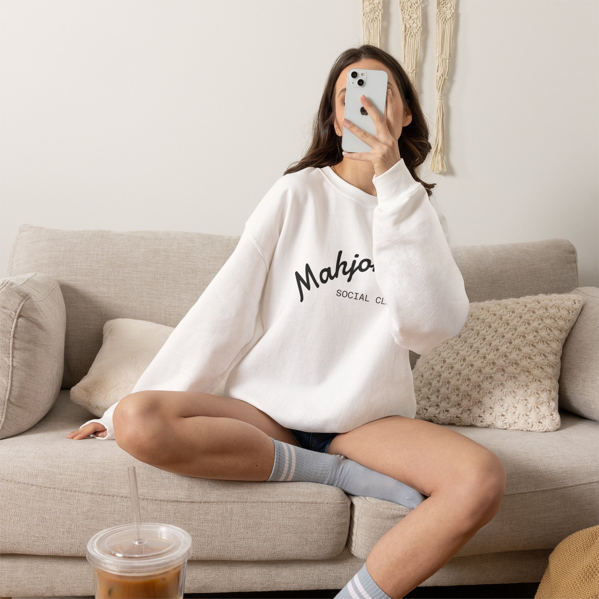 Mahjong Social Club | Unisex Heavy Blend™ Crewneck Sweatshirt