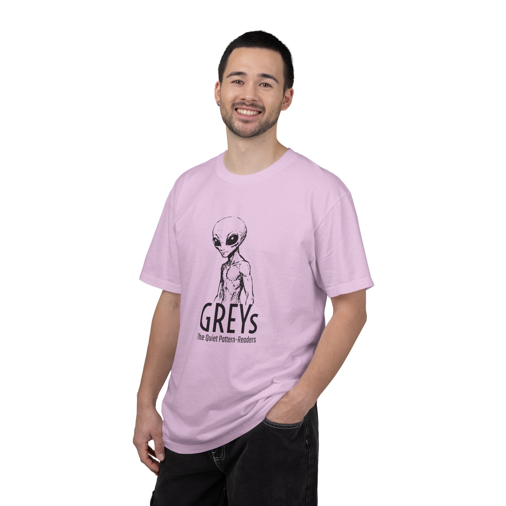 Alien Greys Graphic T-Shirt — "The Quiet Partners" Illustrated Tee