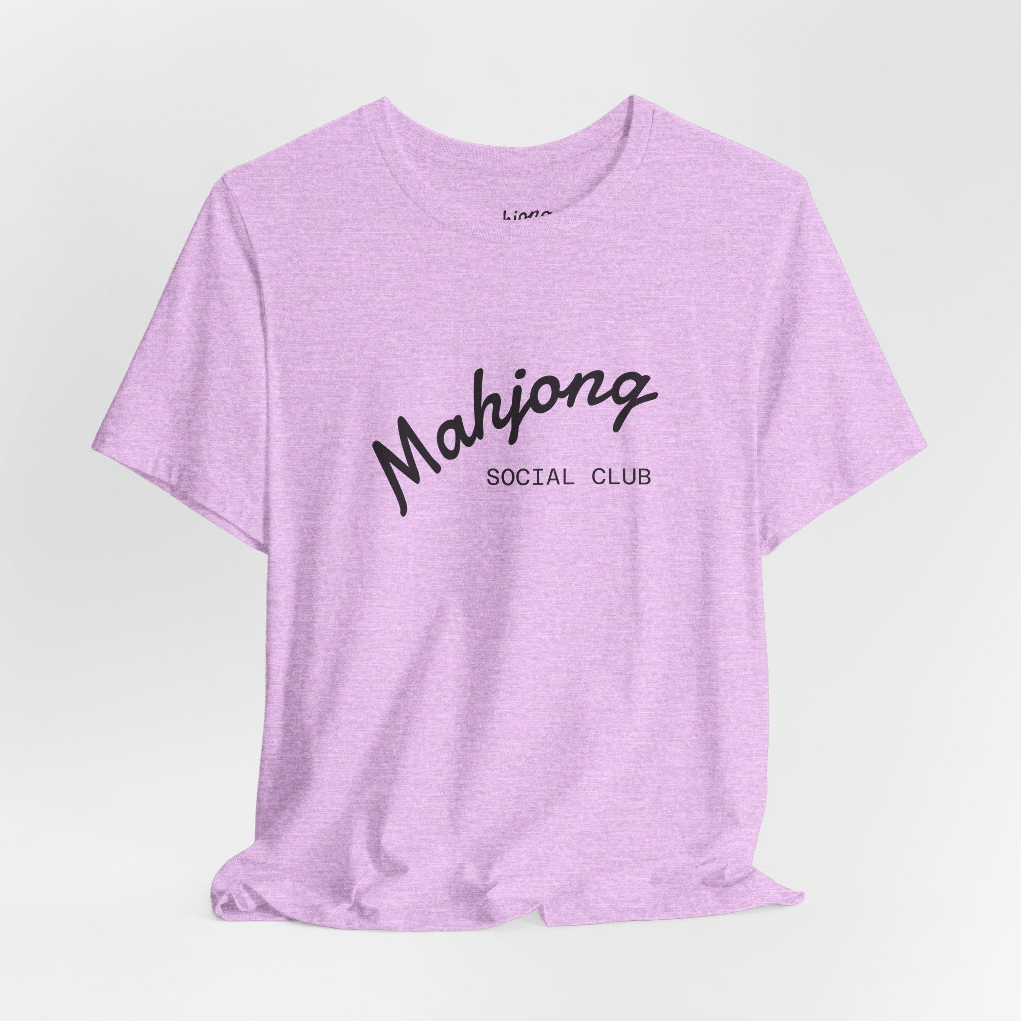 Mahjong Social Club Tee | tile-inspired, jade green pastel