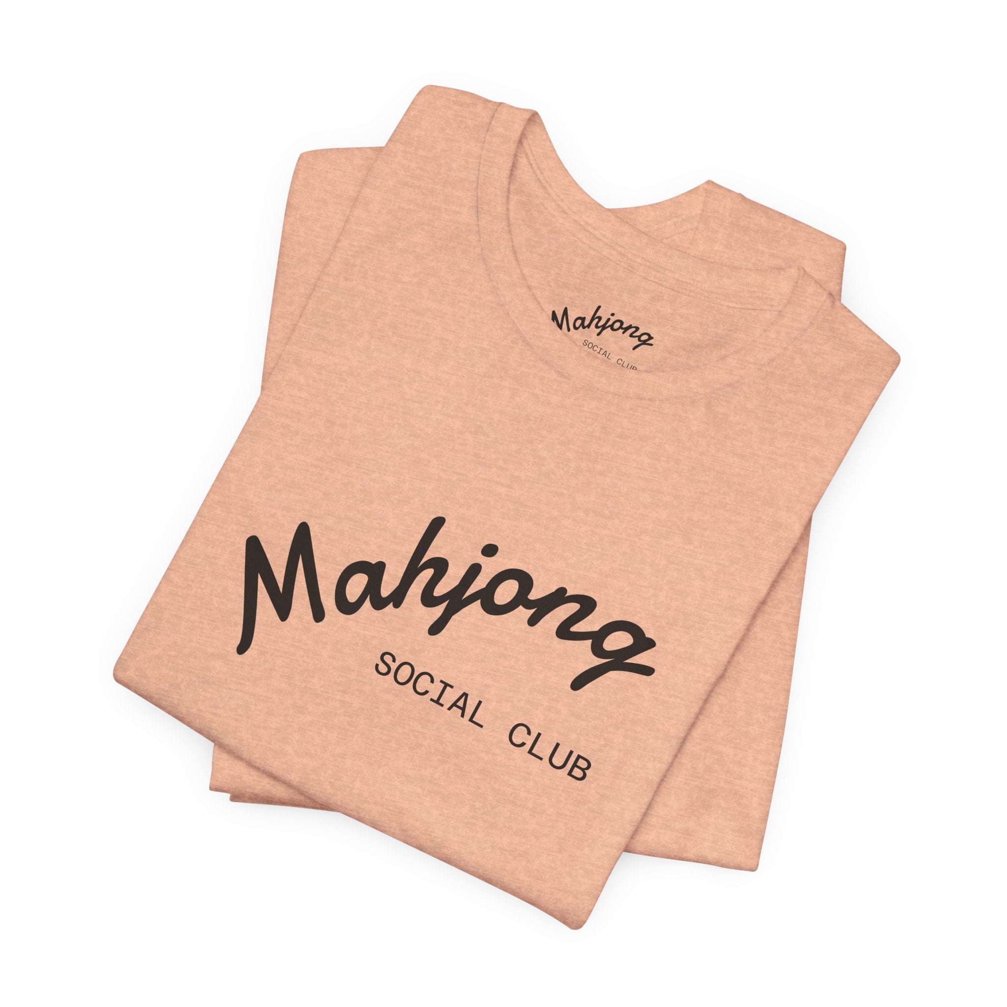 Mahjong Social Club Tee | tile-inspired, jade green pastel