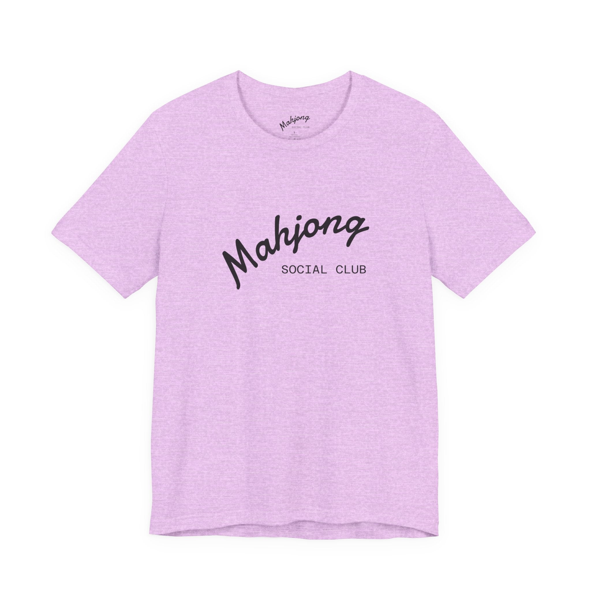 Mahjong Social Club Tee | tile-inspired, jade green pastel
