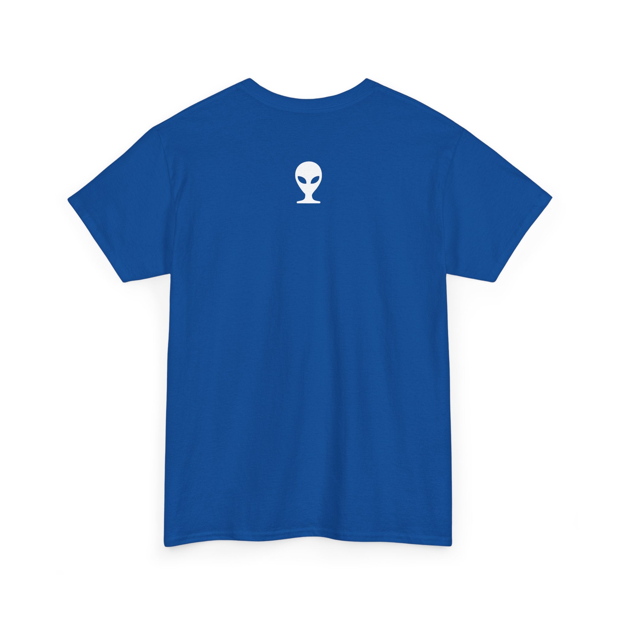 Alien Tee — Minimal "They Are Real" Vertical Graphic T-Shirt dark