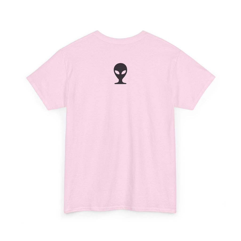 Alien Tee — Minimal "They Are Real" Vertical Graphic T-Shirt