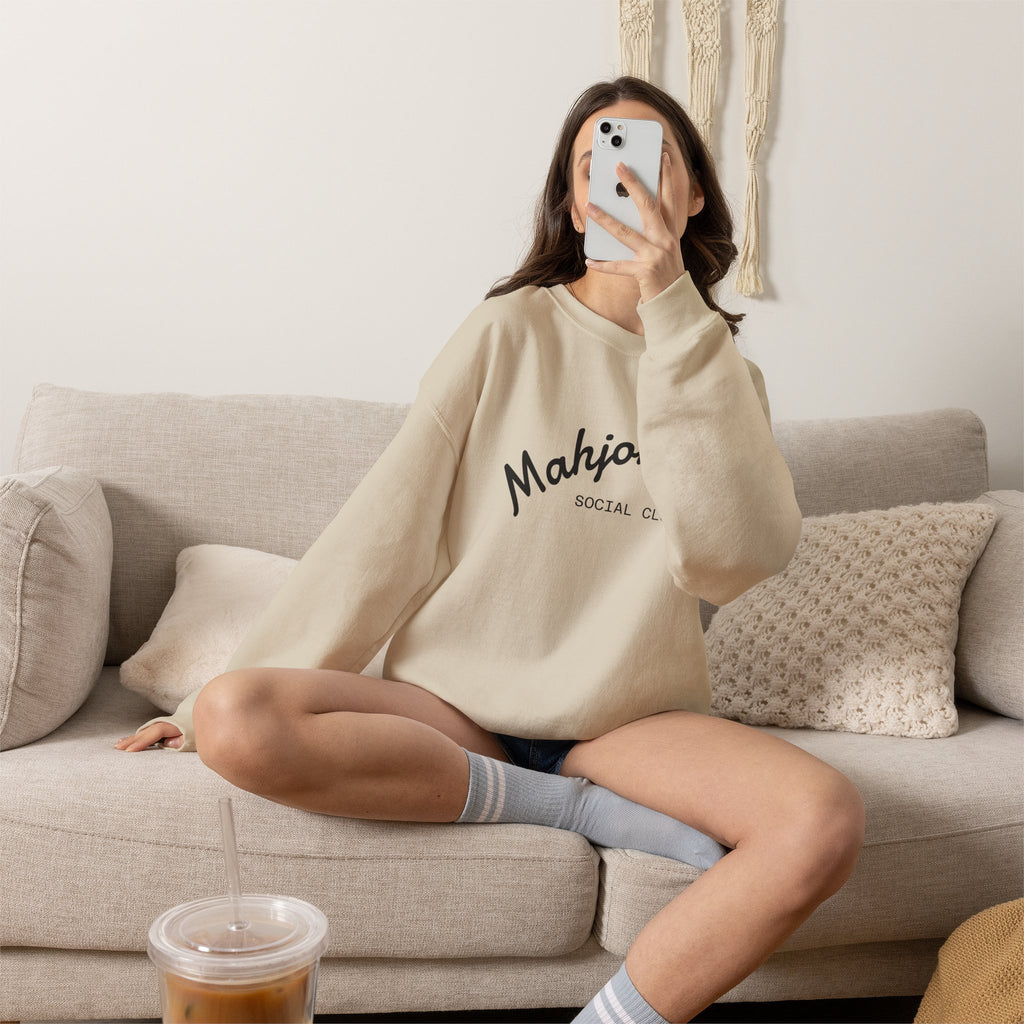 Mahjong Social Club | Unisex Heavy Blend™ Crewneck Sweatshirt