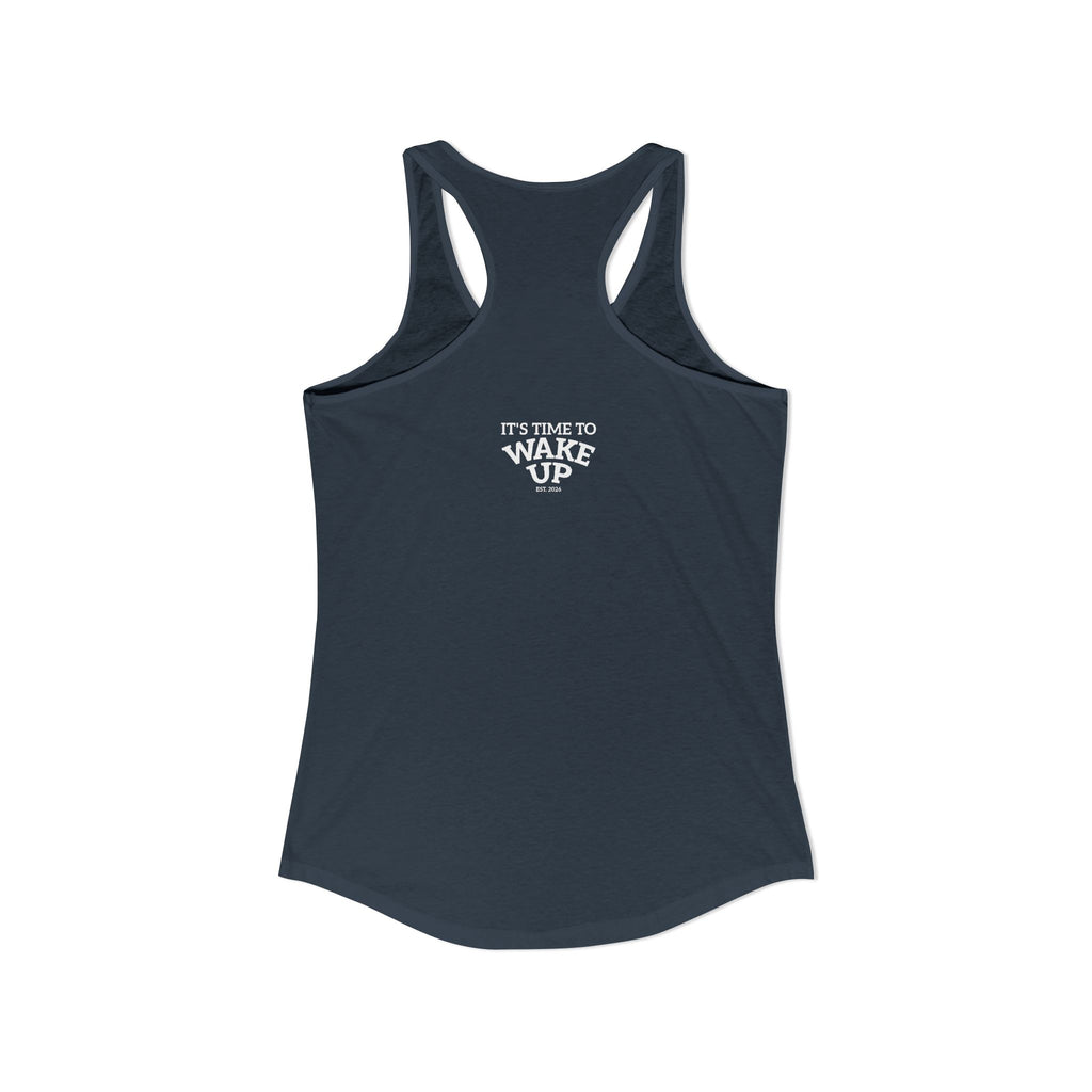 Wake Up dark | Women's Ideal Racerback Tank