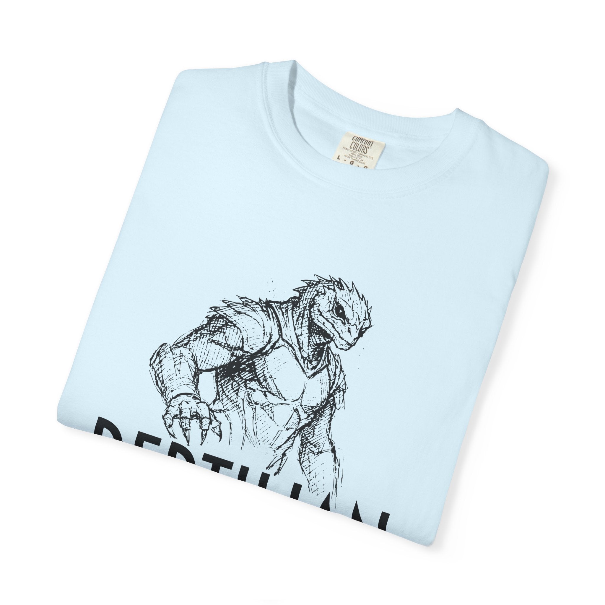 Alien Reptilian Graphic T-Shirt — "The Bio-Strategists" Illustrated Tee