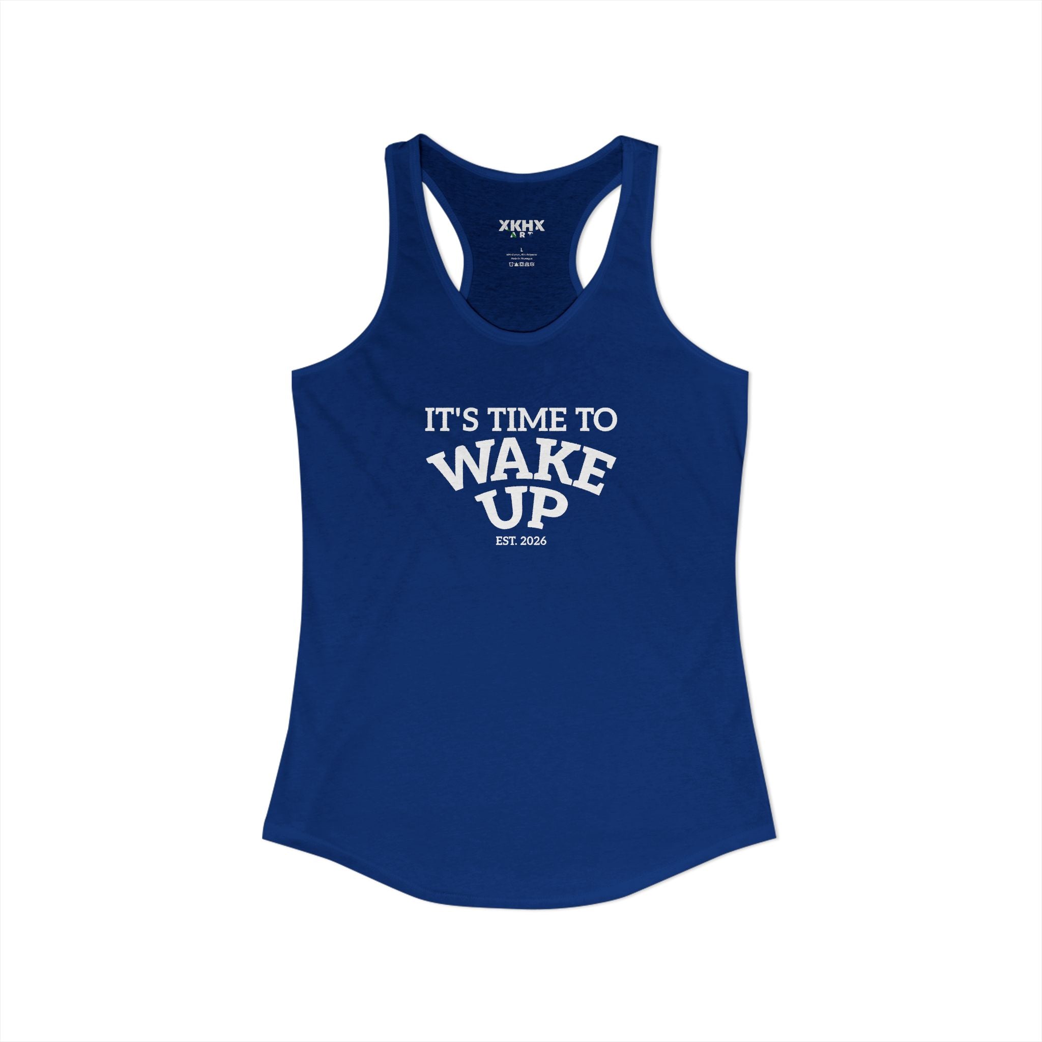 Wake Up dark | Women's Ideal Racerback Tank