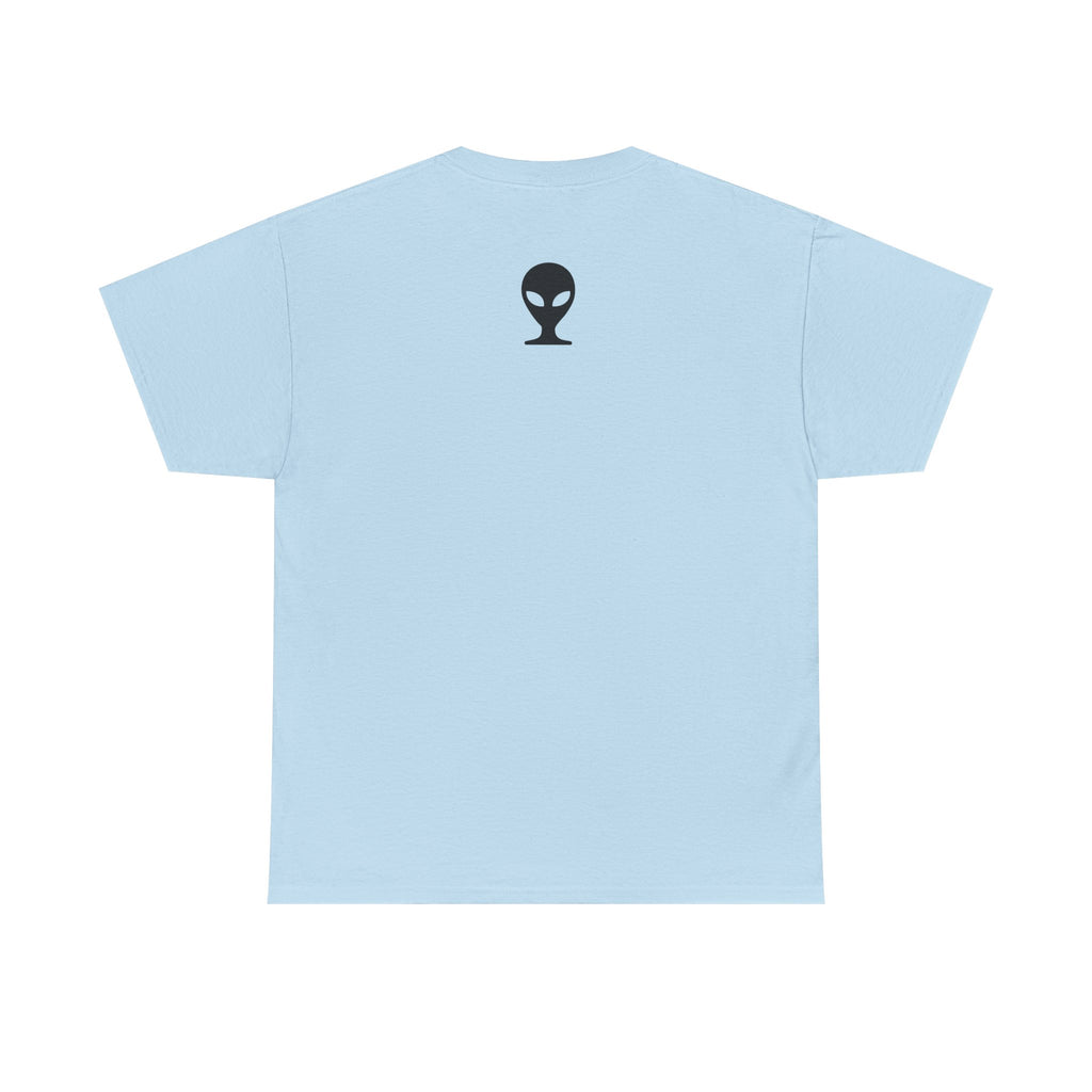 Alien Tee — Minimal "They Are Real" Vertical Graphic T-Shirt