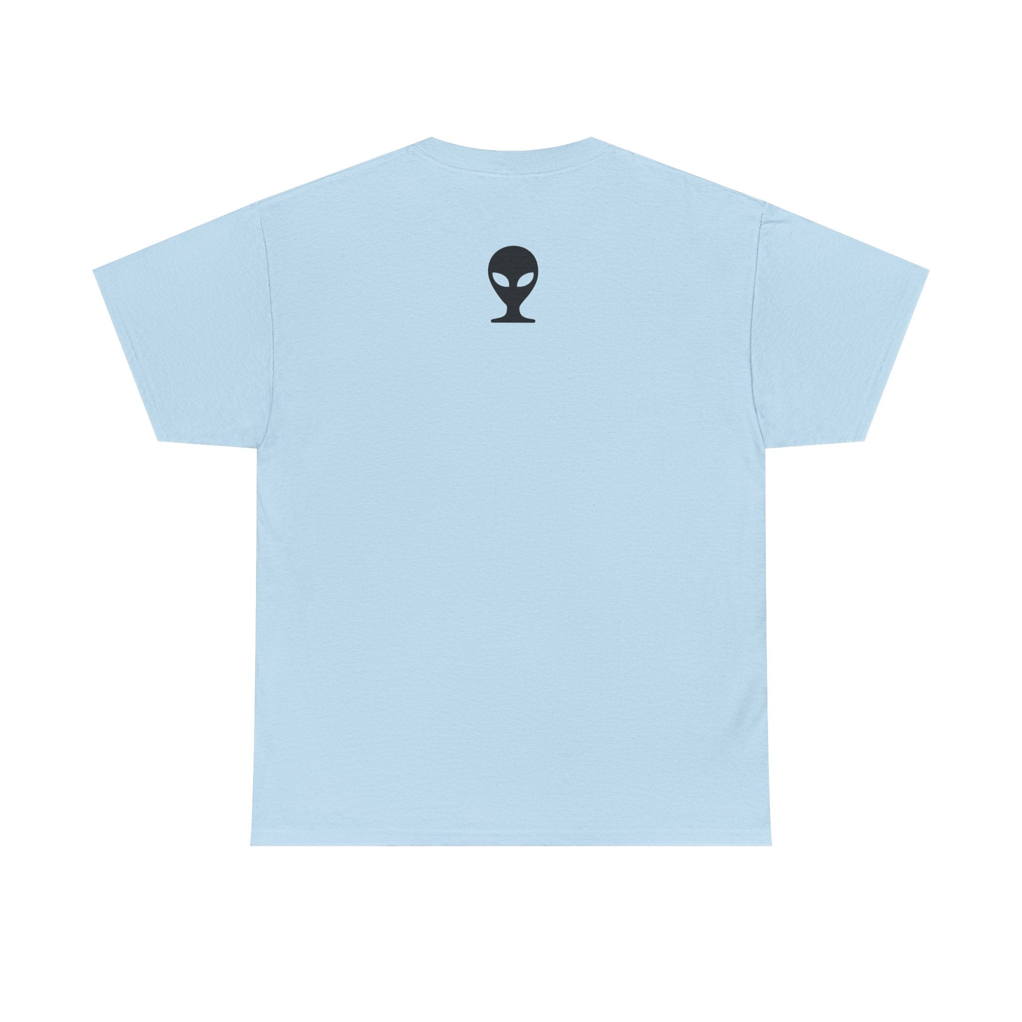 Alien Tee — Minimal "They Are Real" Vertical Graphic T-Shirt