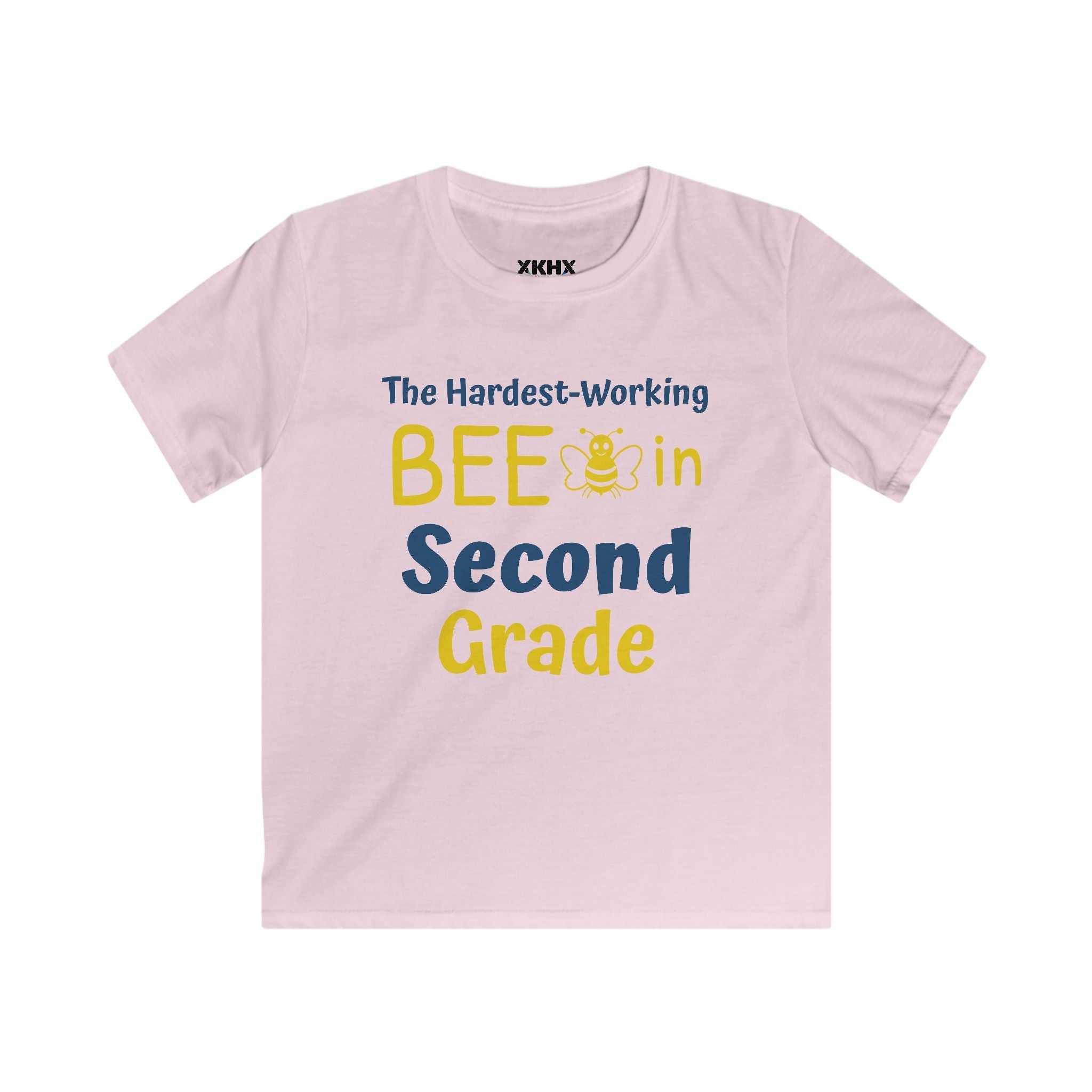 Personalized [XX] Grade Bee T-Shirt — "The Hardest-Working Bee in [XX] Grade" Kids Tee