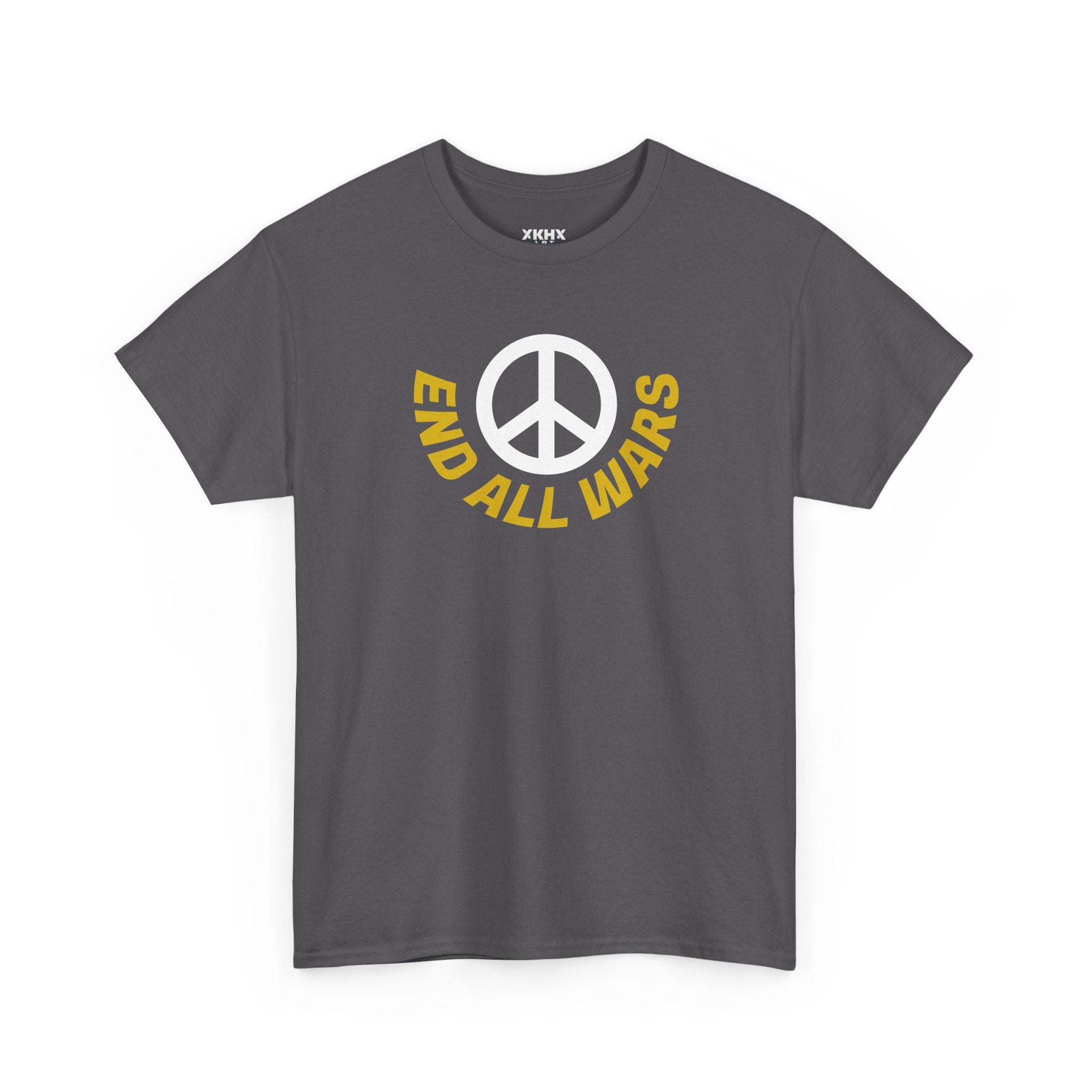 Peace Symbol T-Shirt — "End All Wars" Anti-War Graphic Tee