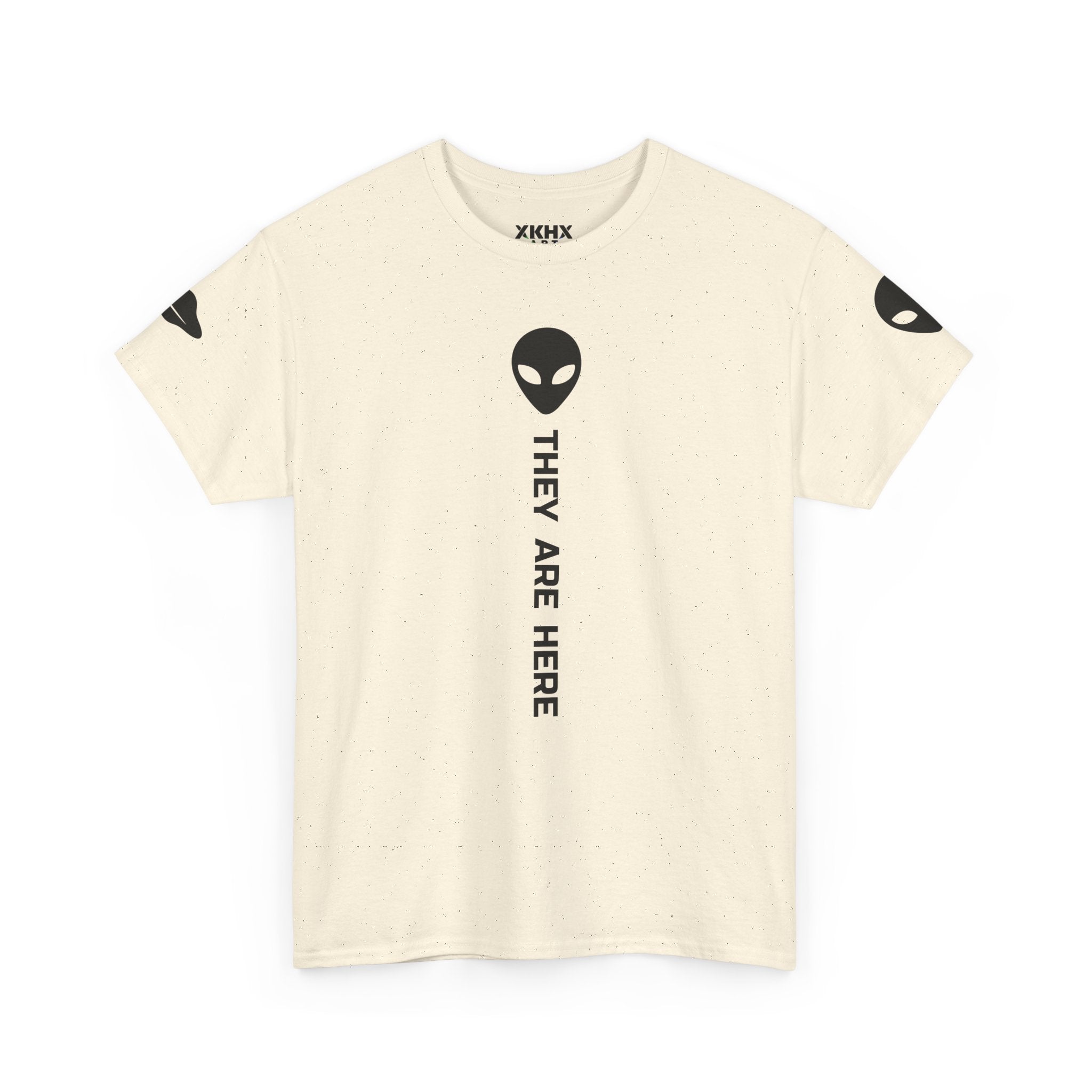 Alien Head "They Are Here" Graphic Tee