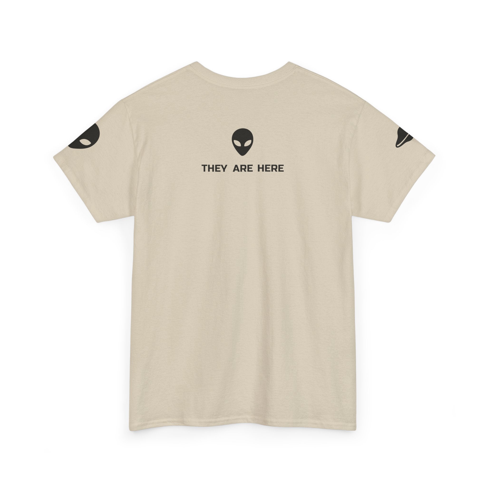 Alien Head "They Are Here" Graphic Tee