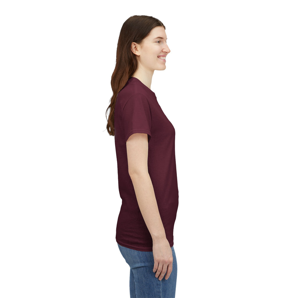 Alien Tee — Minimal "They Are Real" Vertical Graphic T-Shirt dark