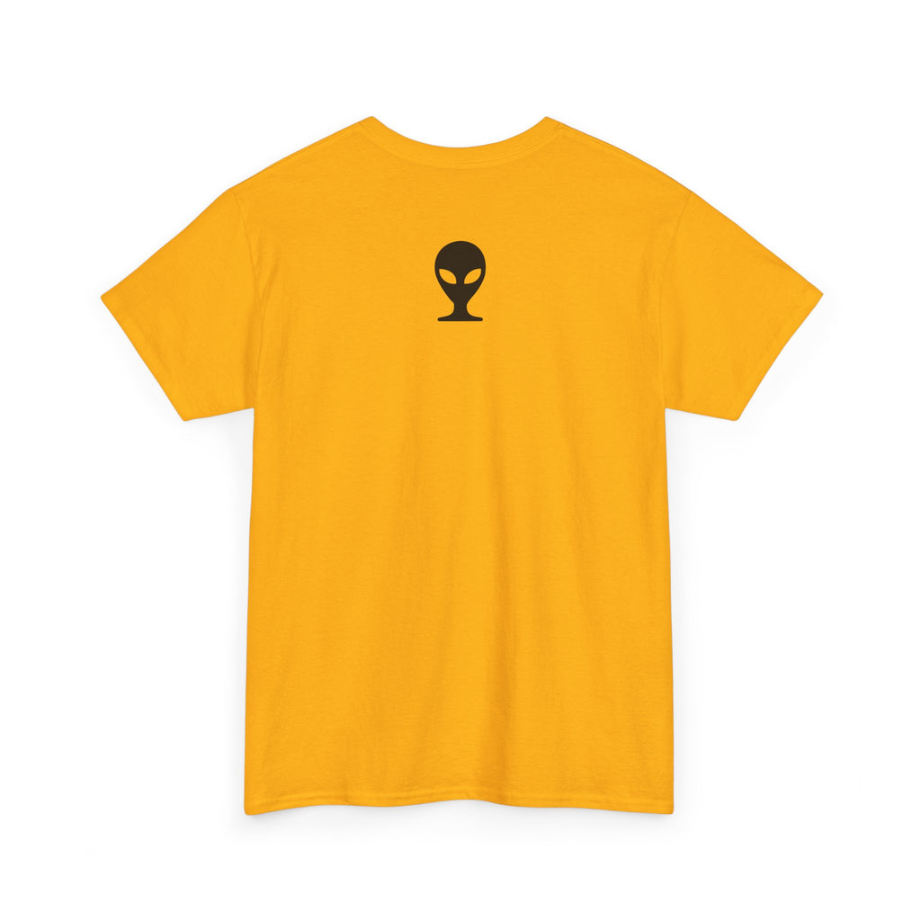 Alien Tee — Minimal "They Are Real" Vertical Graphic T-Shirt