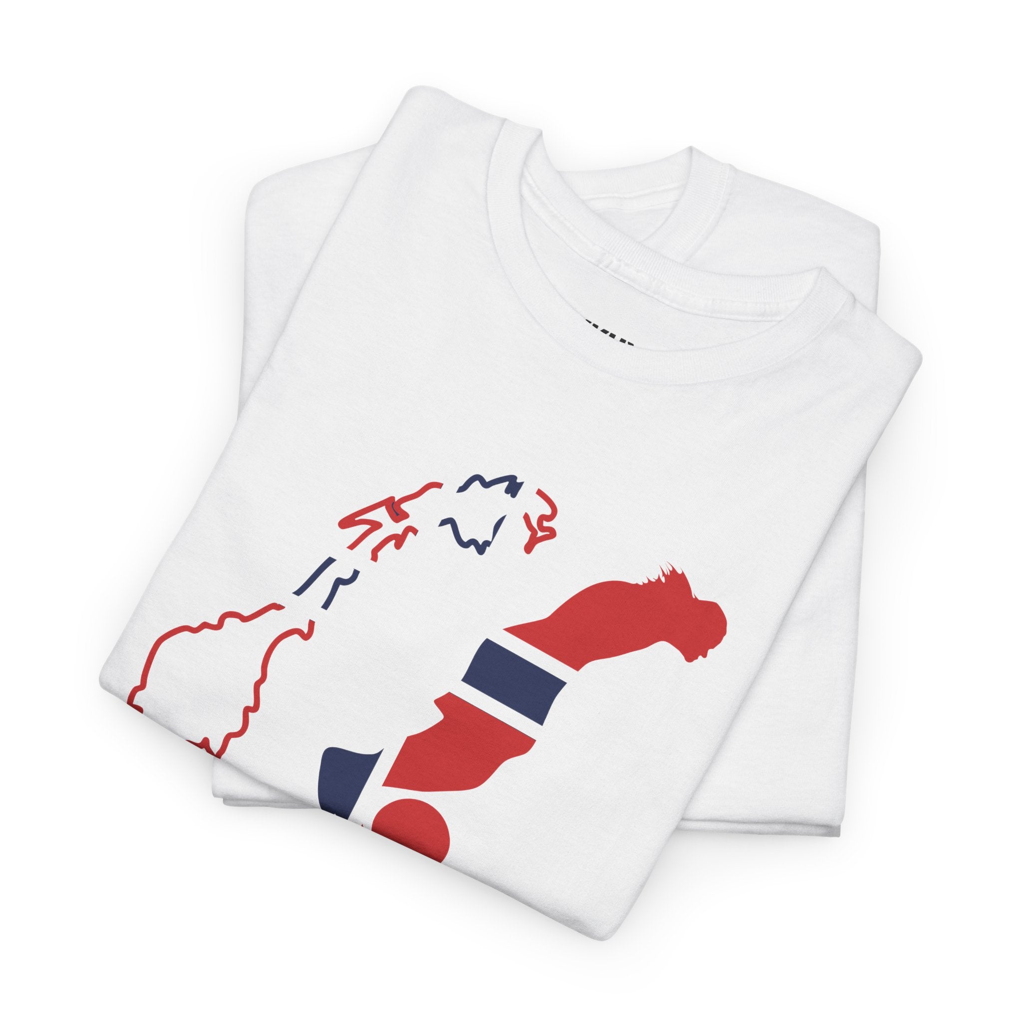 Haaland Norway Map Flag T‑Shirt — Scandinavian Pride Tee with Number 9