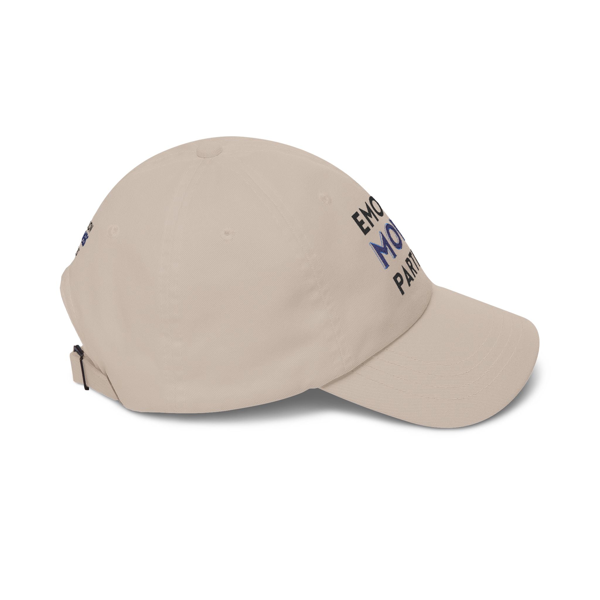 Emotions hýbou částicemi | Kšiltovka „Dad Cap“ – vyšívaná baseballová čepice