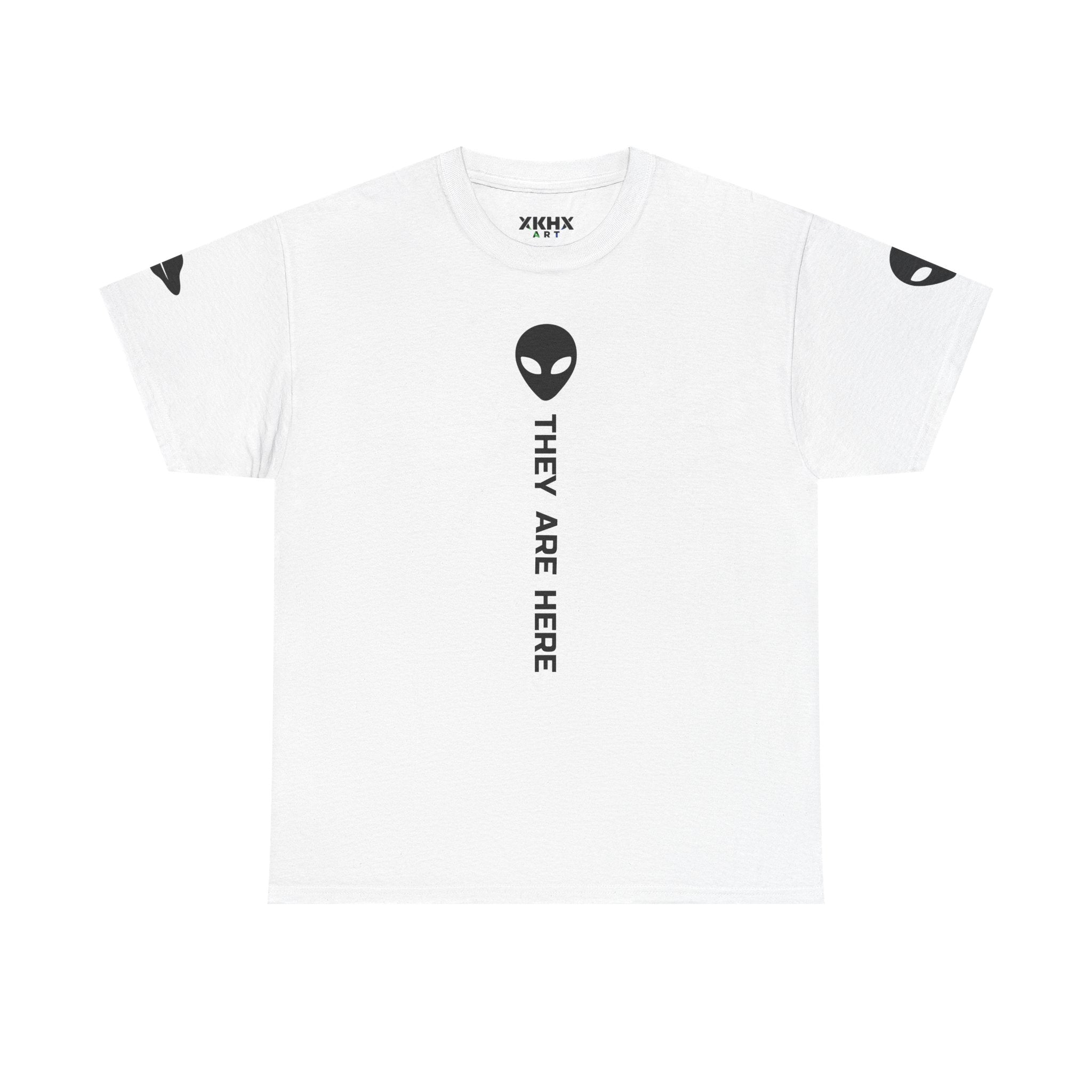 Alien Head "They Are Here" Graphic Tee