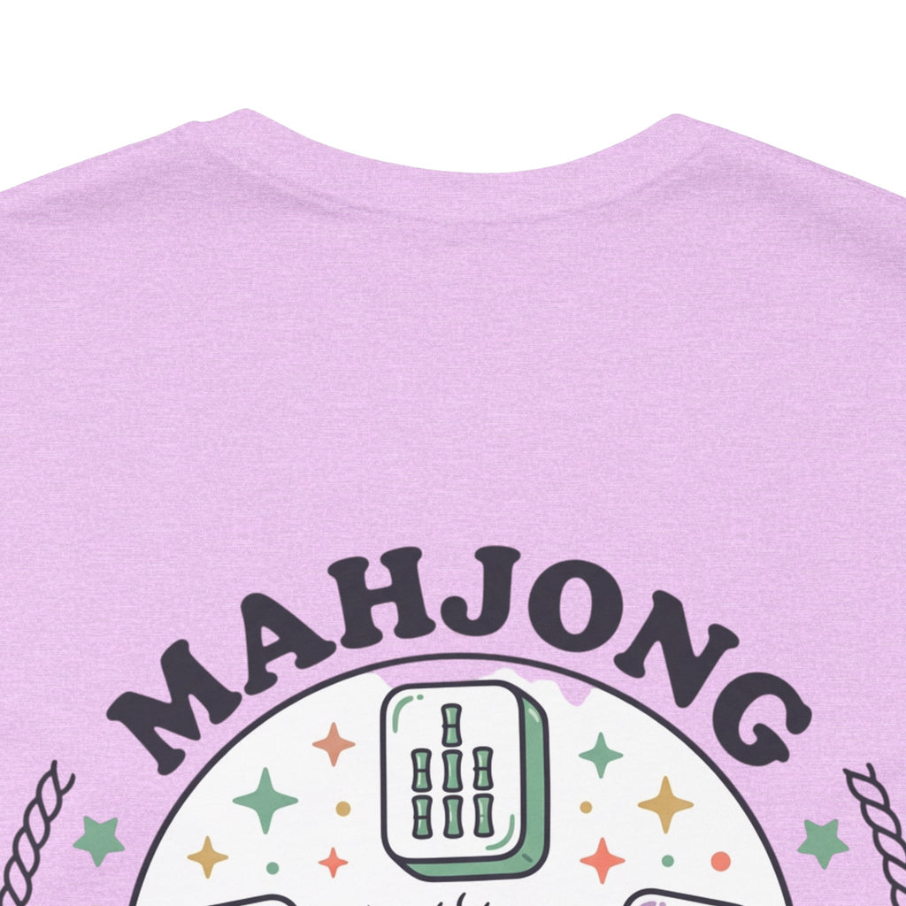 Mahjong Social Club Tee | tile-inspired, jade green pastel