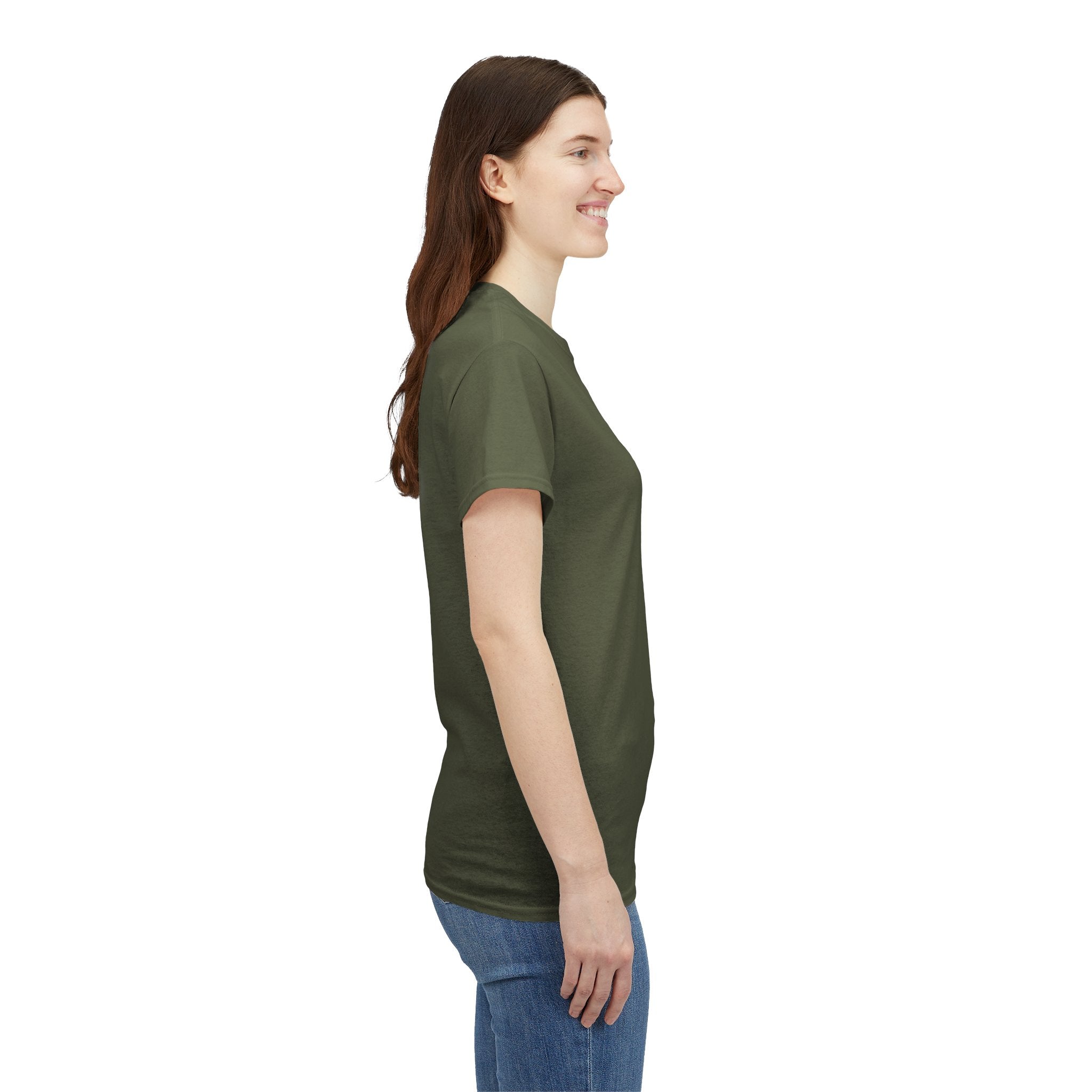 Alien Tee — Minimal "They Are Real" Vertical Graphic T-Shirt dark