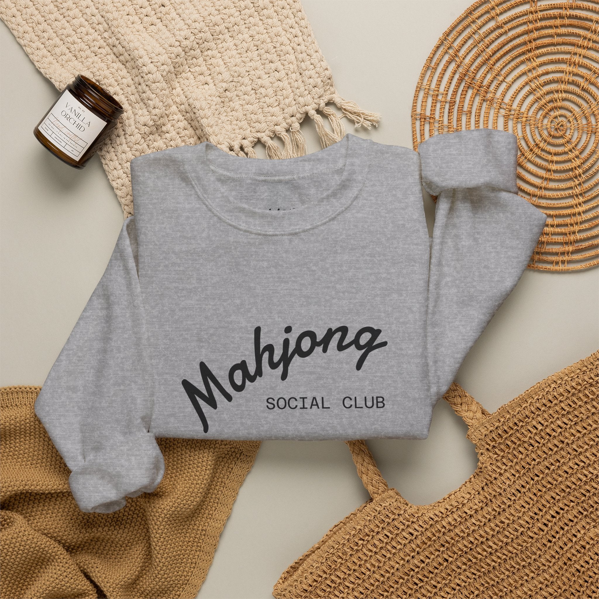 Mahjong Social Club | Unisex Heavy Blend™ Crewneck Sweatshirt