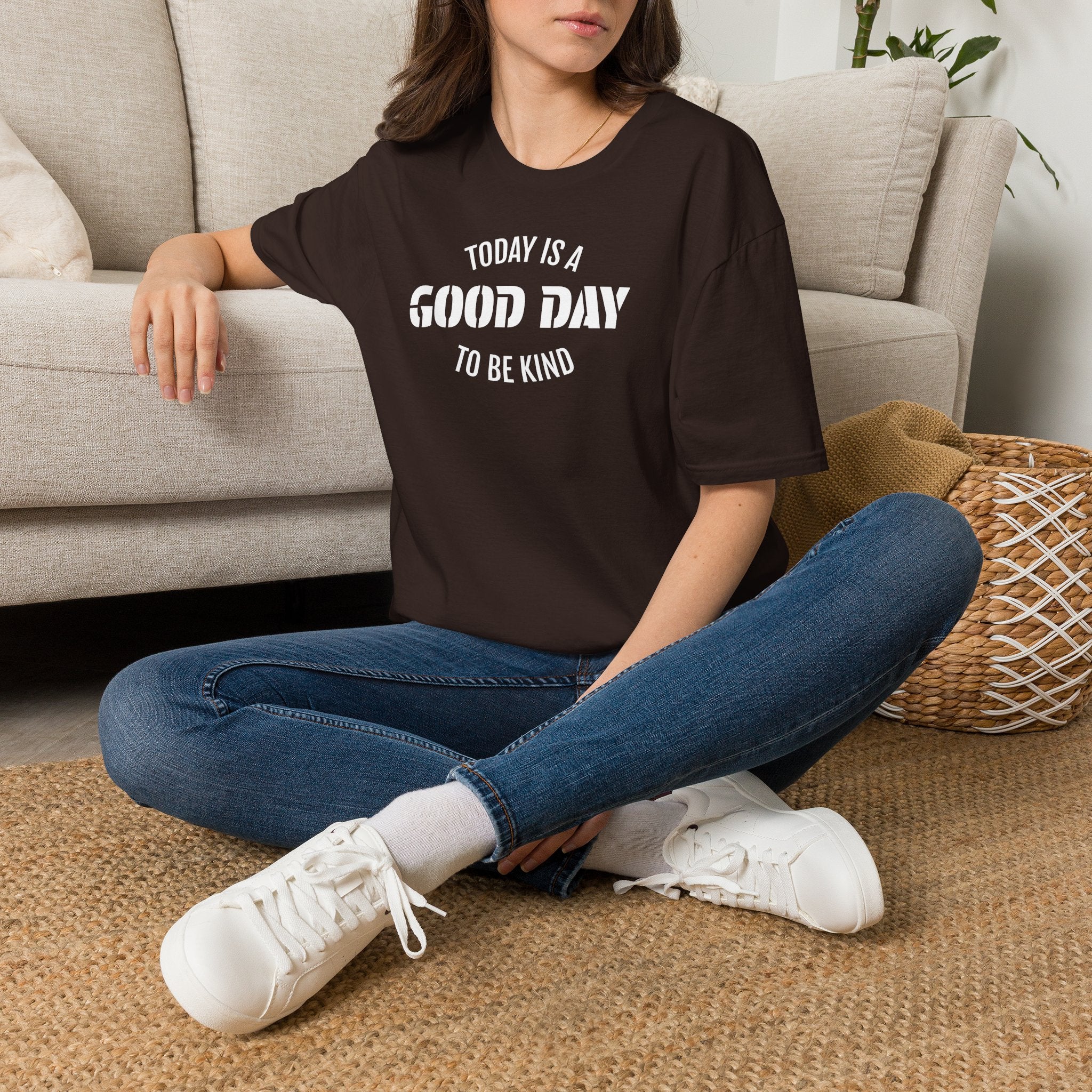 Kindness T-Shirt — "Today Is a Good Day to Be Kind" Positive Message Tee